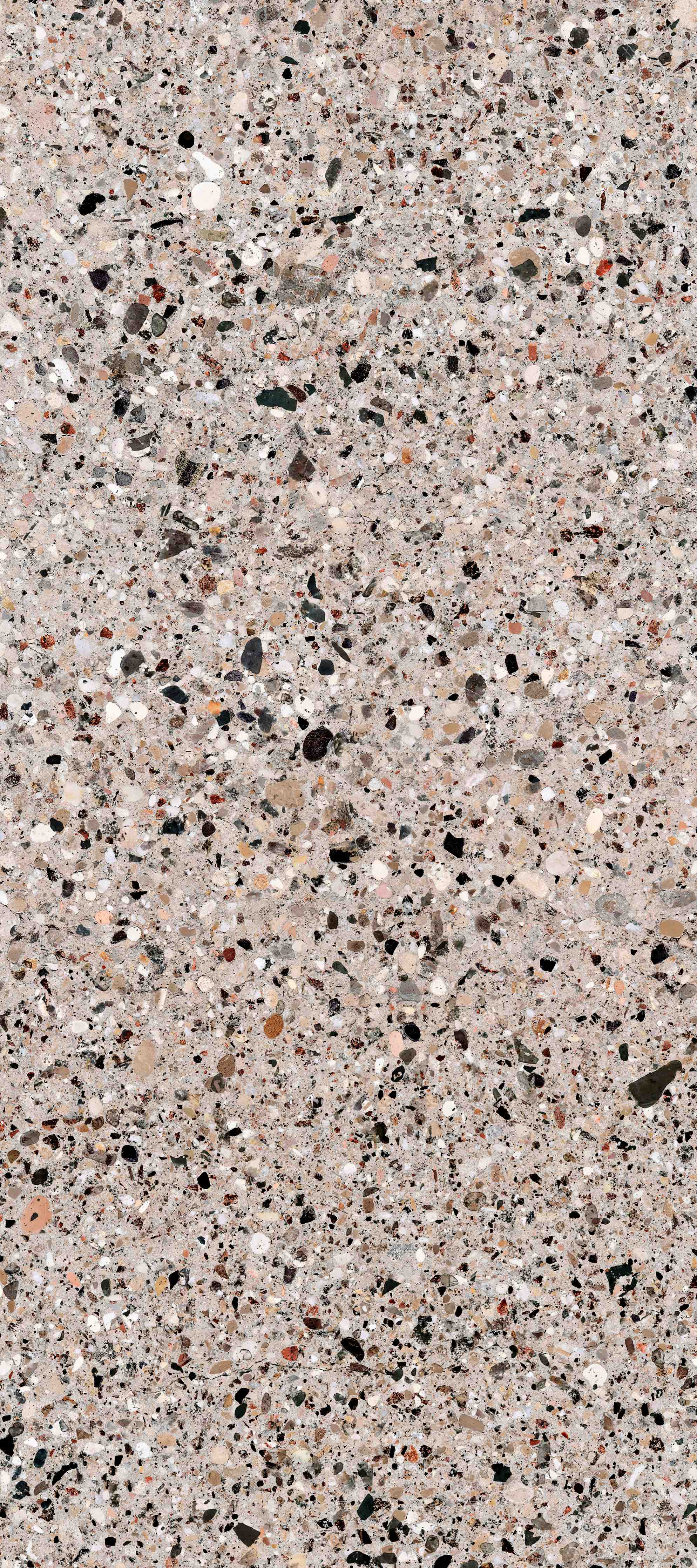 Duschrückwand-Beige Steinterrazzo Textur