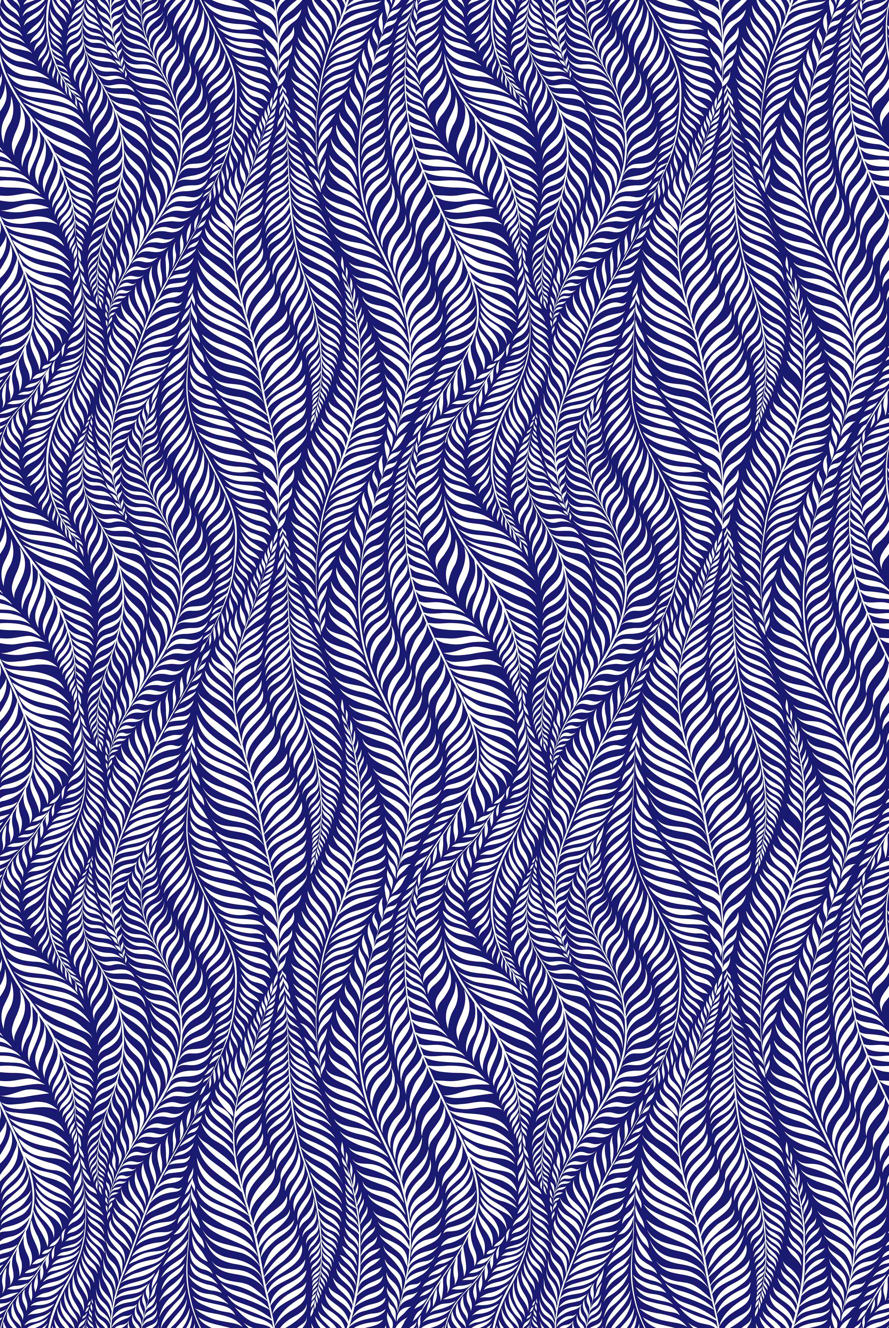 Duschrückwand-Blau-weiße Zickzack-Musterwand