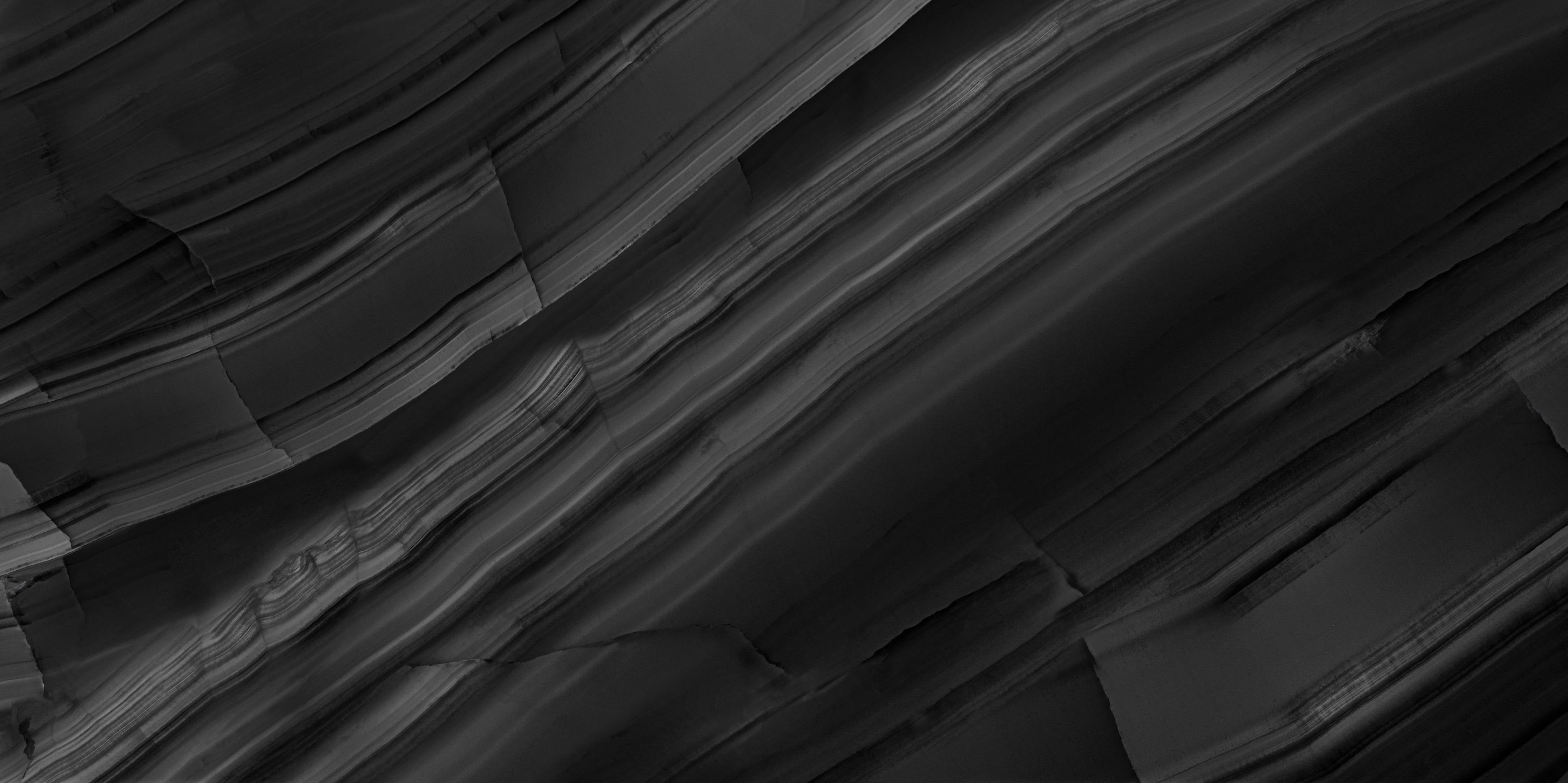 Duschrückwand-Dunkle Marmorstruktur in Schwarz