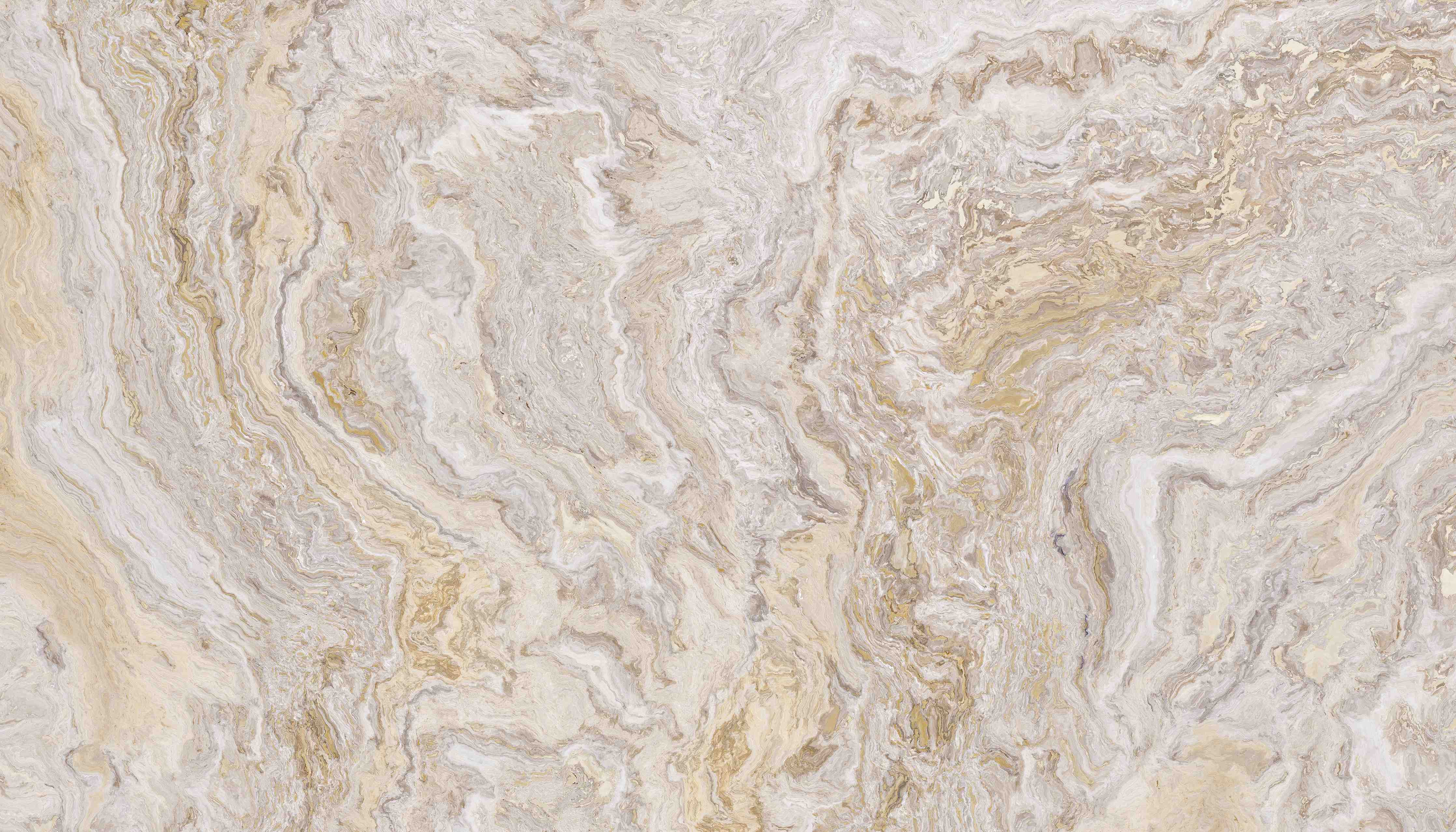 Duschrückwand-Beige Marmorstruktur mit goldenen Akzenten