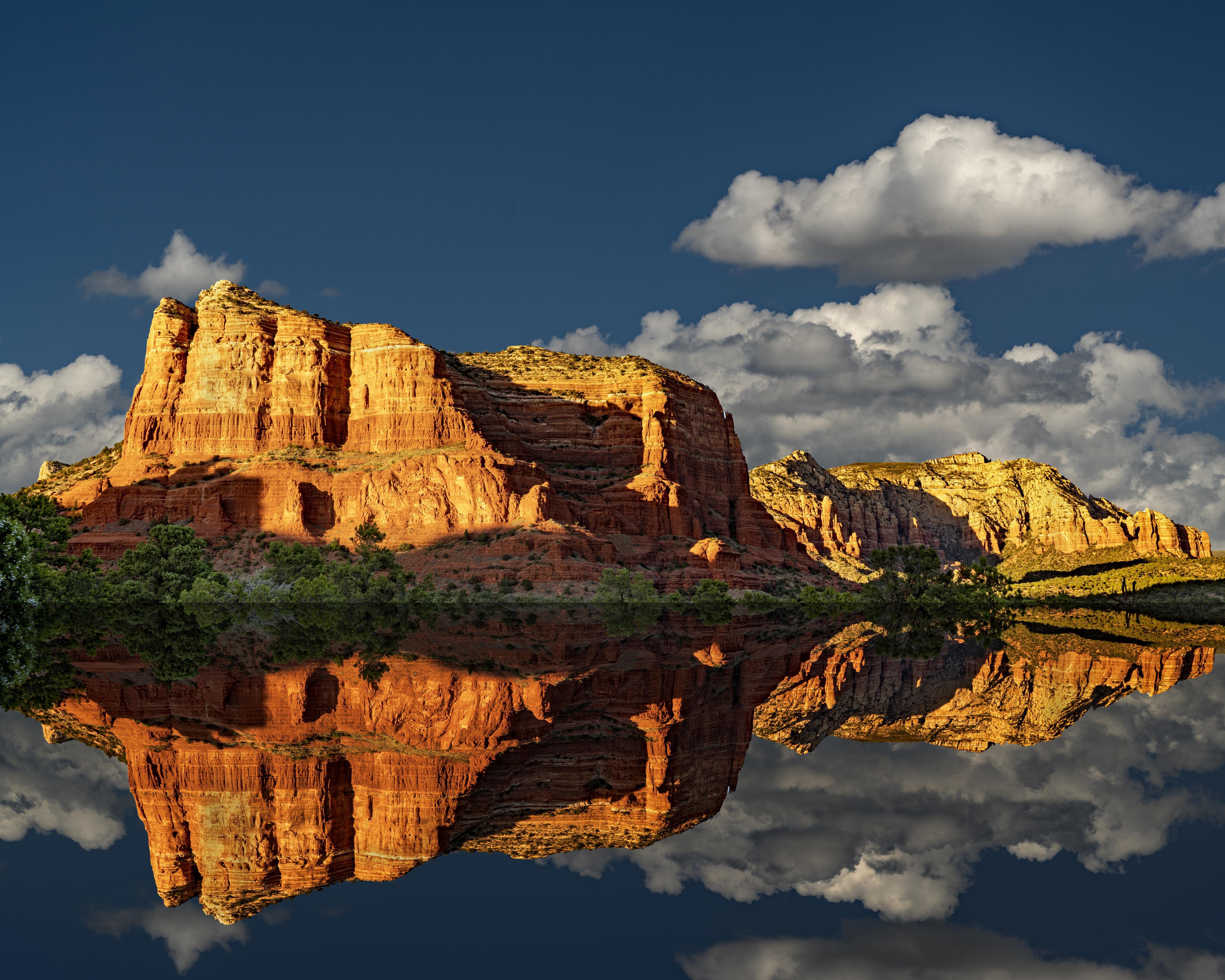 Duschrückwand-Jack's Canyon mit Wasser Reflektion