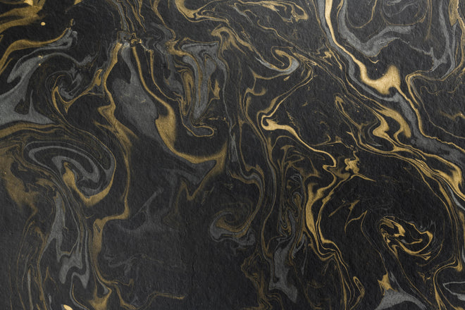 Duschrückwand - Marmor mit antikem goldenen und weißen Muster