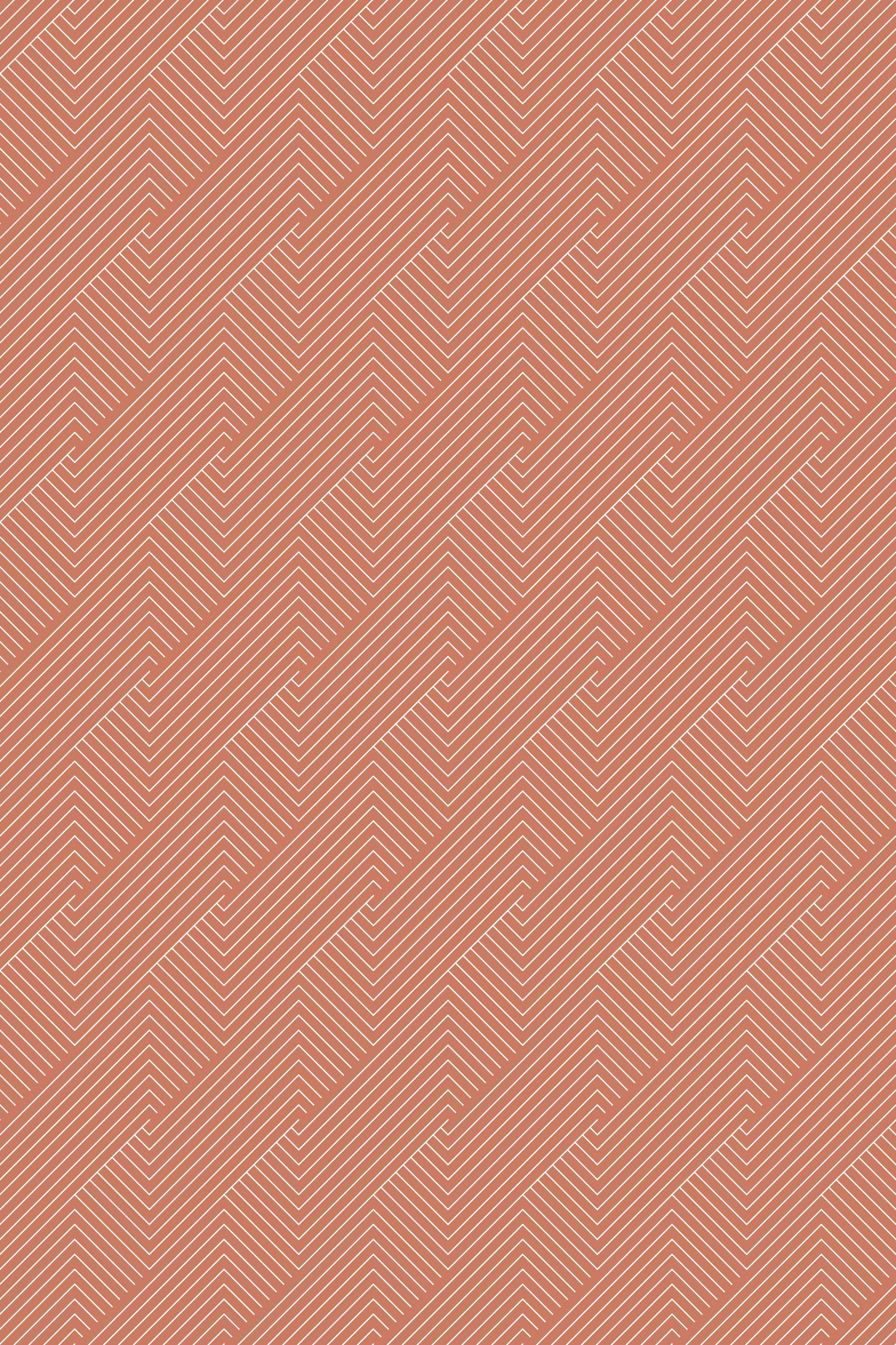 Duschrückwand-Elegant Copper Pattern