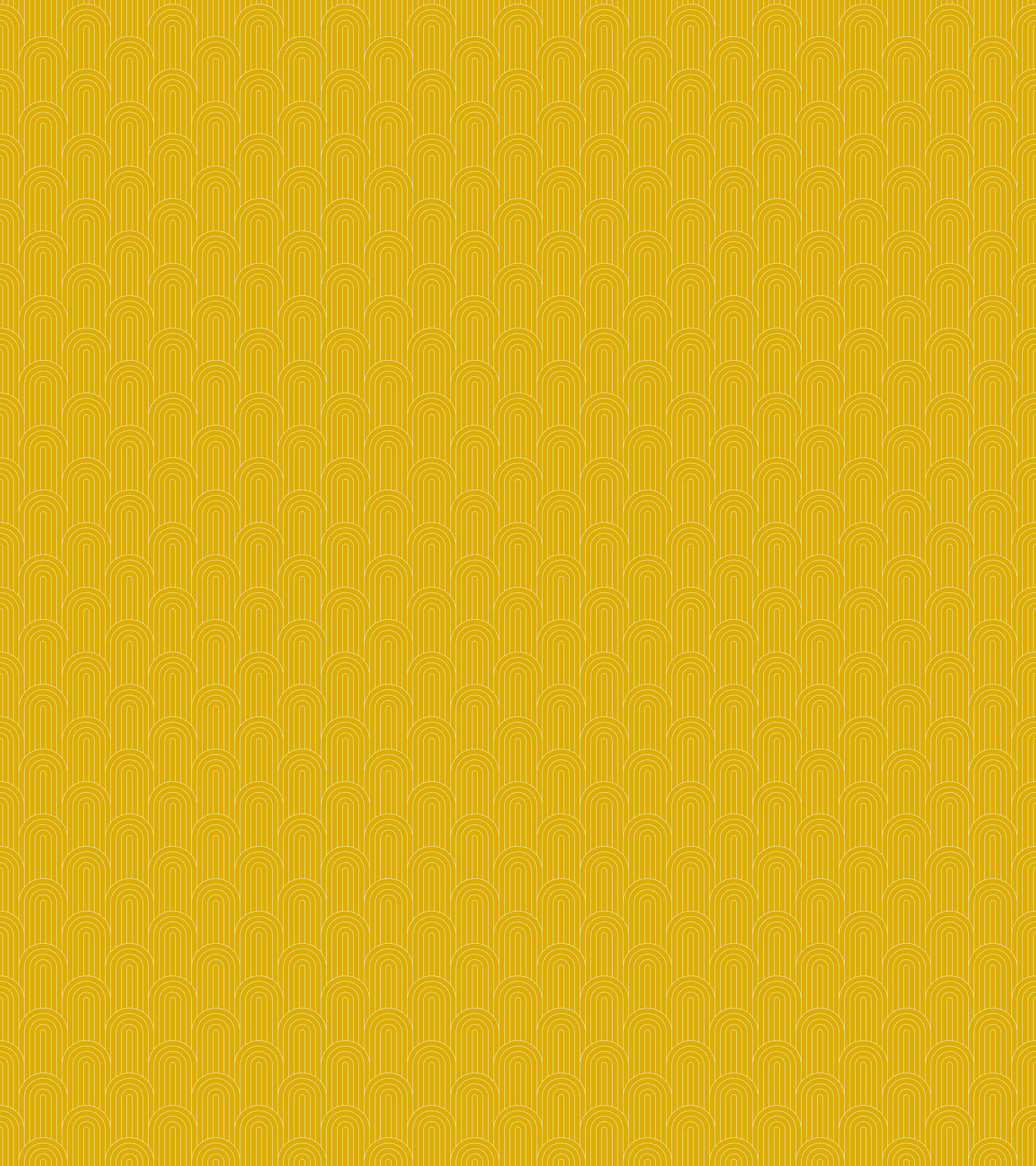 Duschrückwand-Gelbe Wand mit feinem Wellenmuster