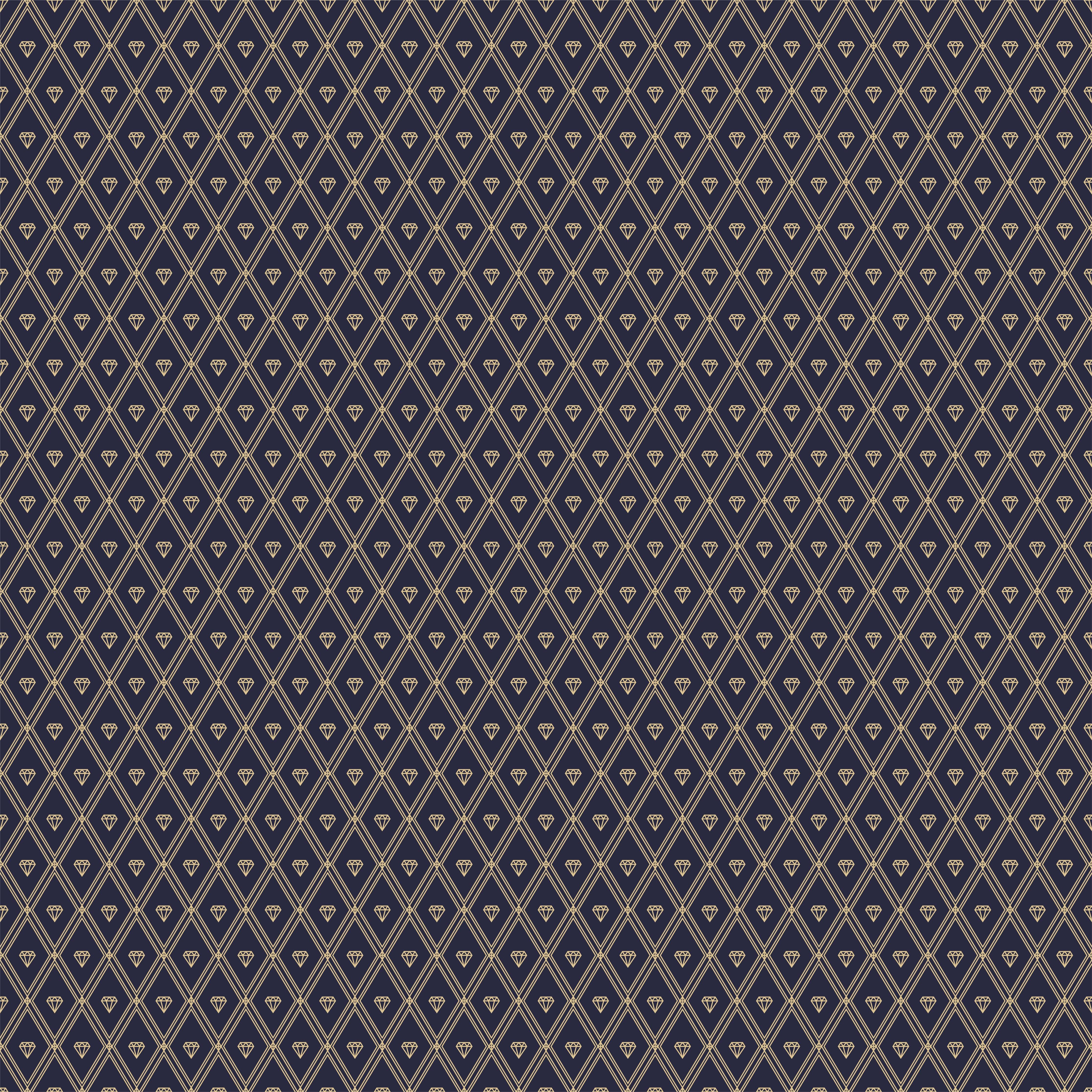 Duschrückwand-Geometrisches Design Dunkelblauer Rauten-Muster