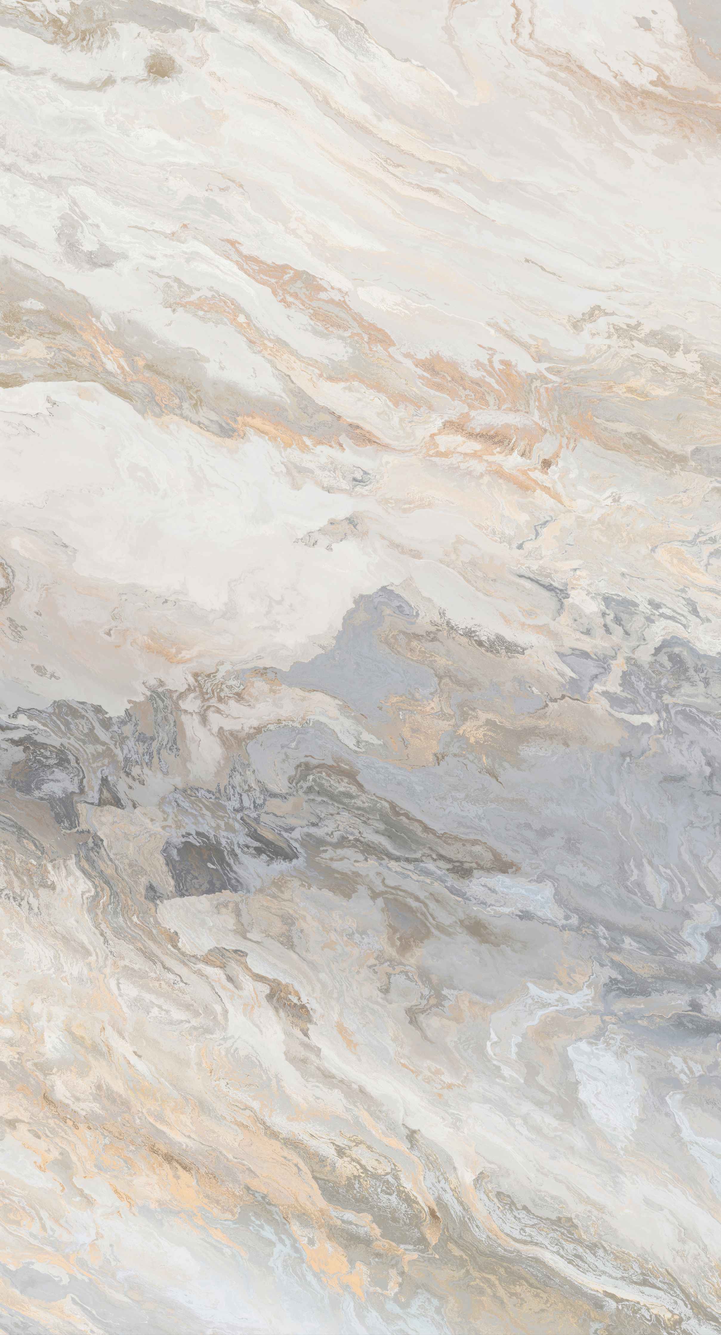 Duschrückwand-Gräulich-beiger matter Marmor