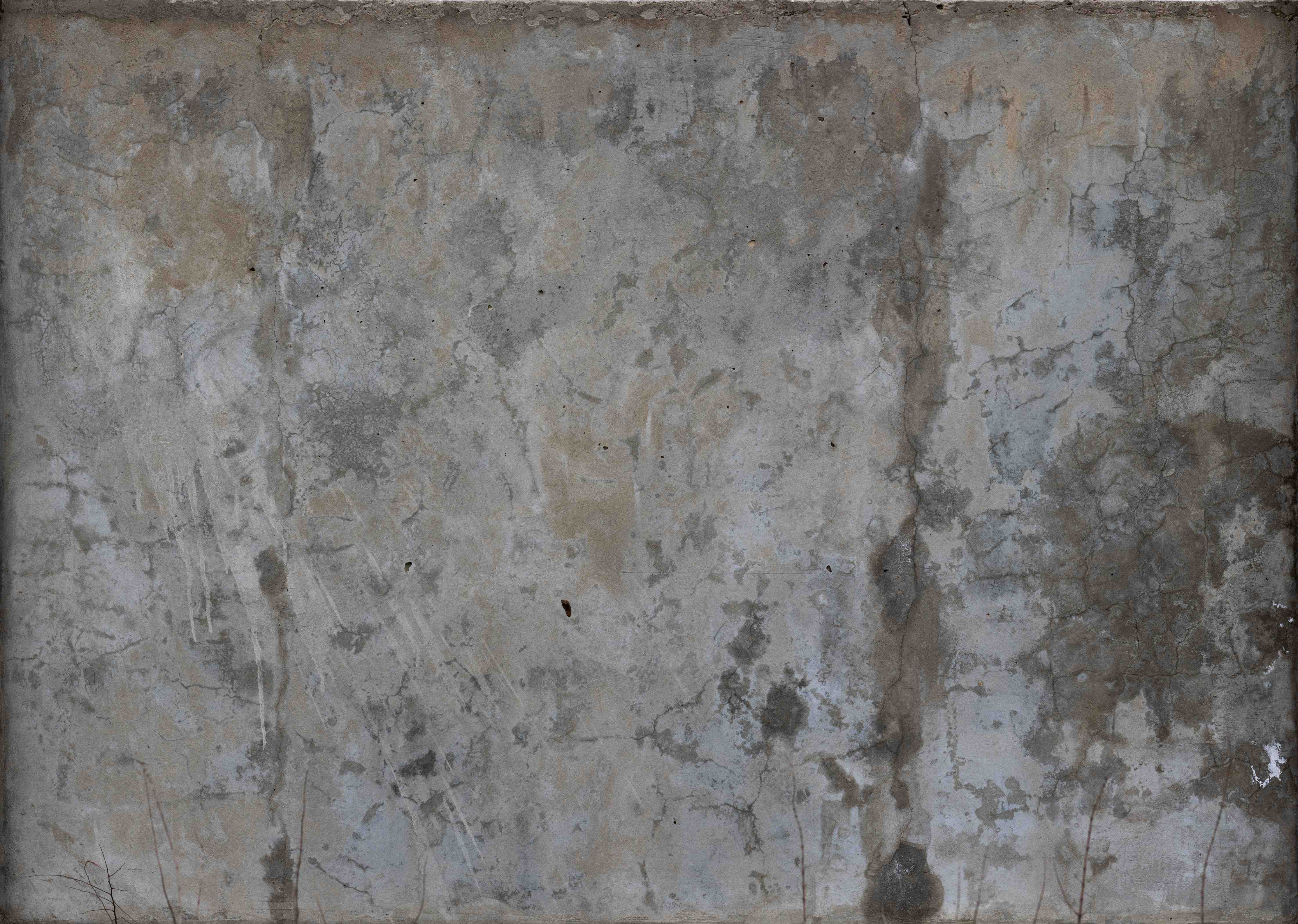 Duschrückwand-Graue Betonwand mit urbaner Textur