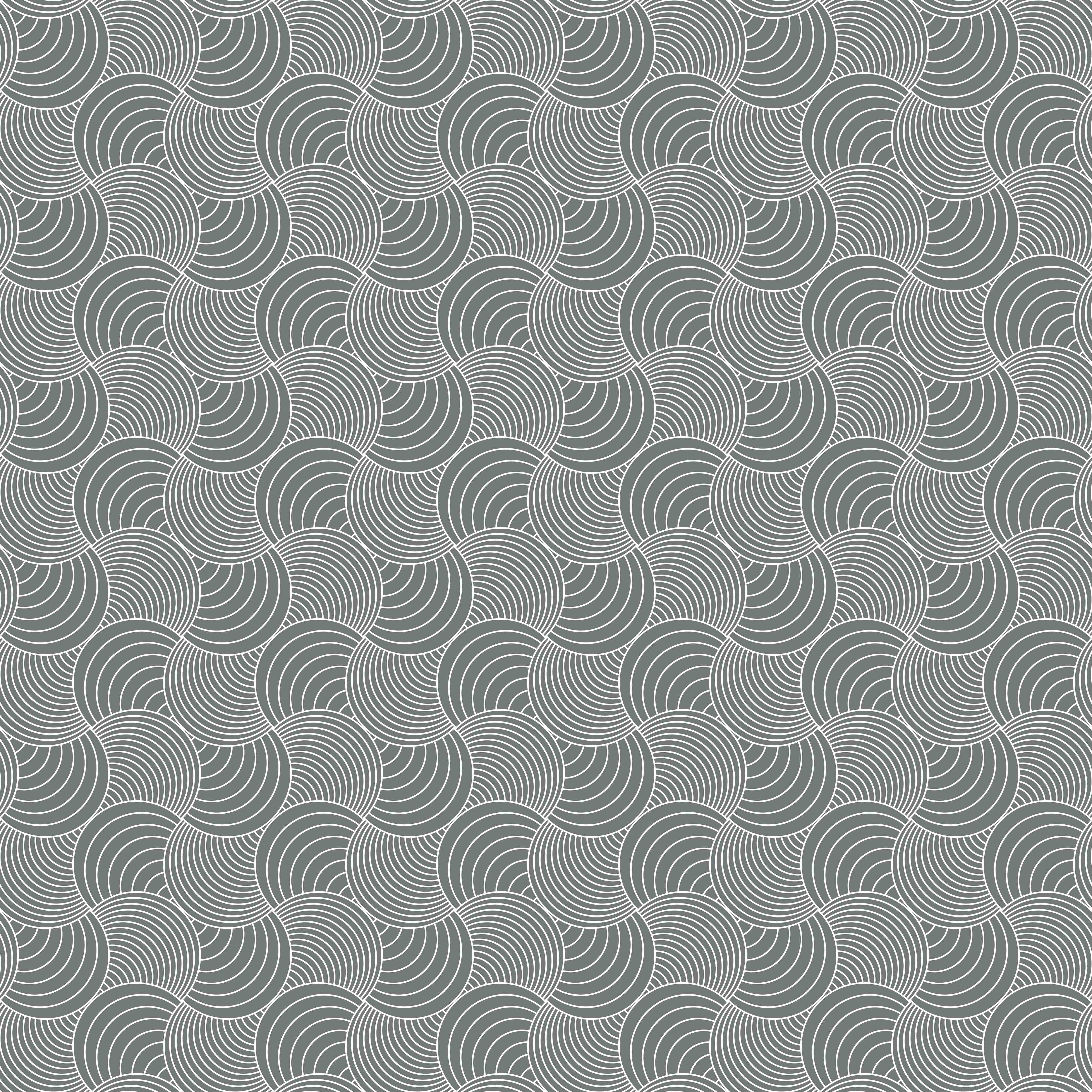 Duschrückwand-Graues geometrisches Muster mit Linienkreisen