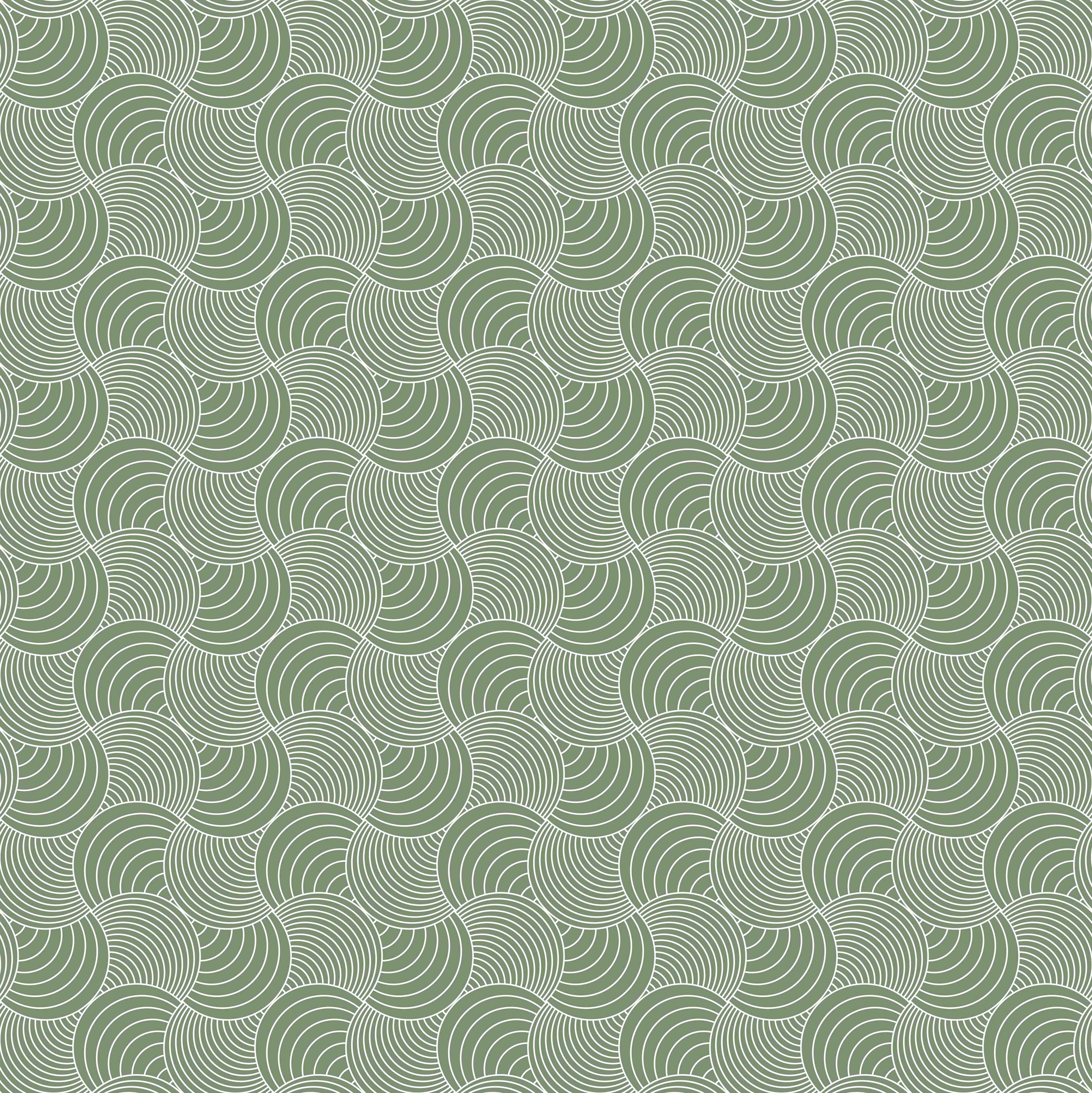 Duschrückwand-Grünes geometrisches Design mit Wellenmuster