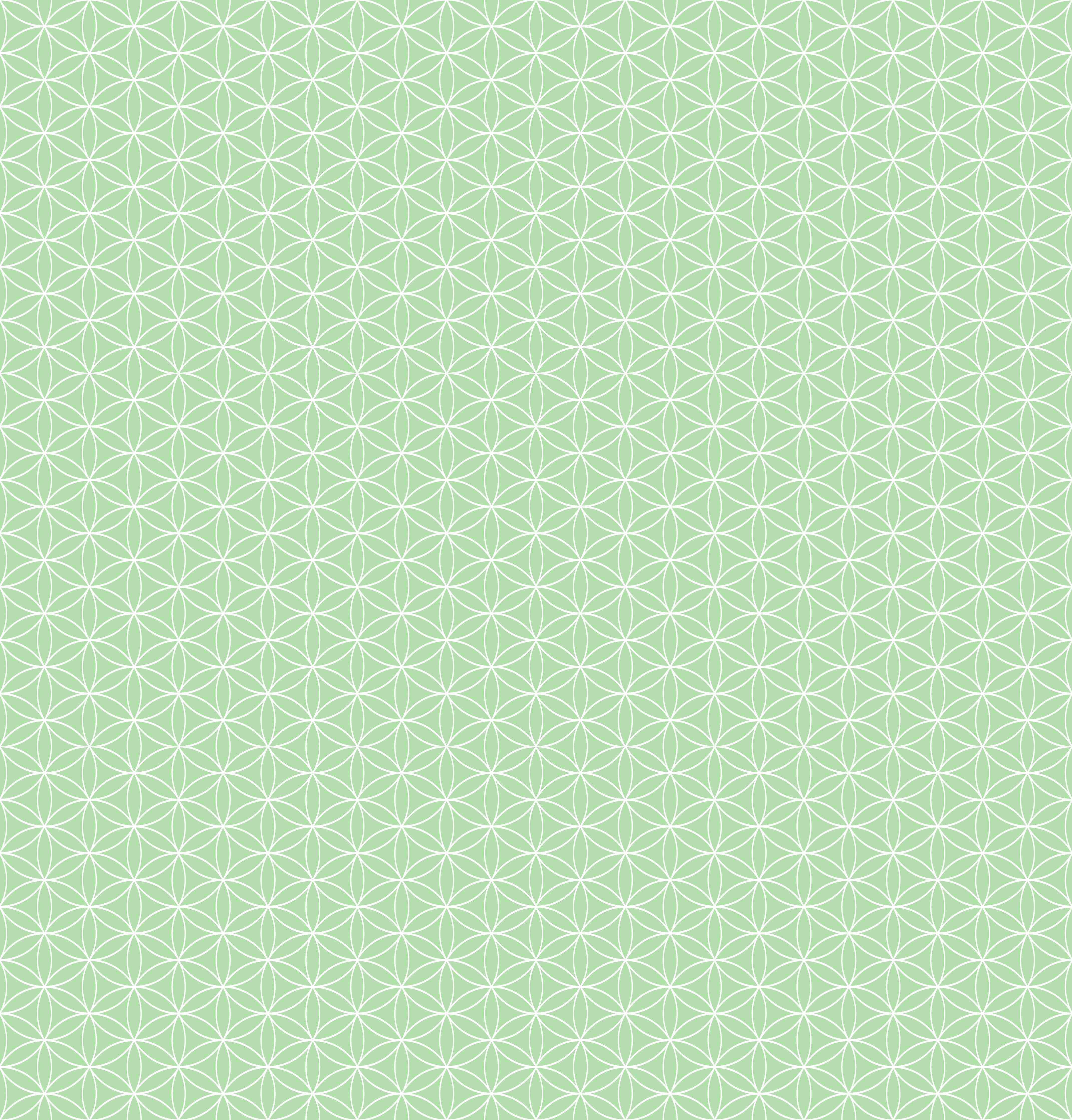 Duschrückwand-Harmonie in Grün mit geometrischem Muster