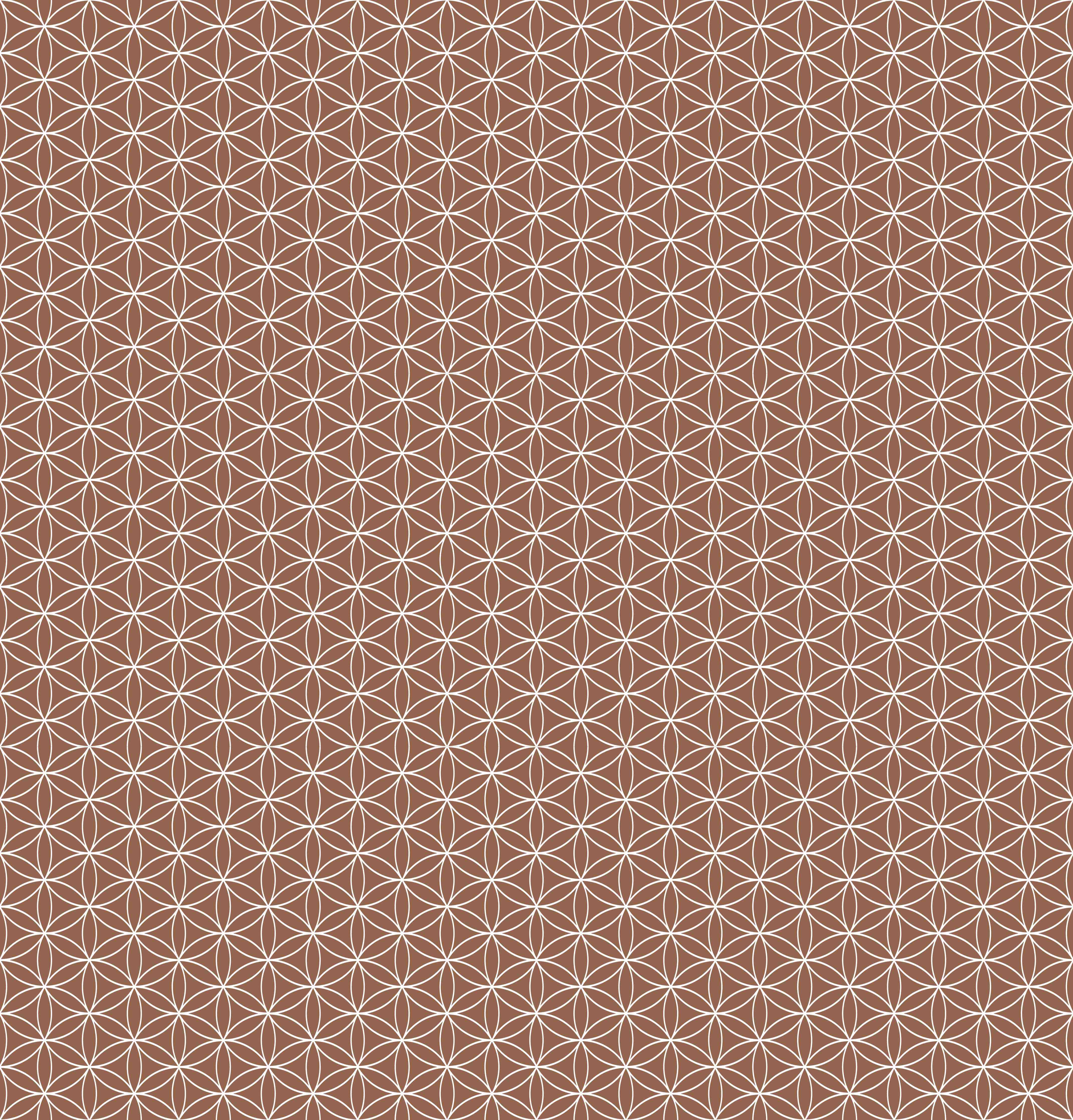 Duschrückwand-Harmonische geometrische Muster in warmen Tönen