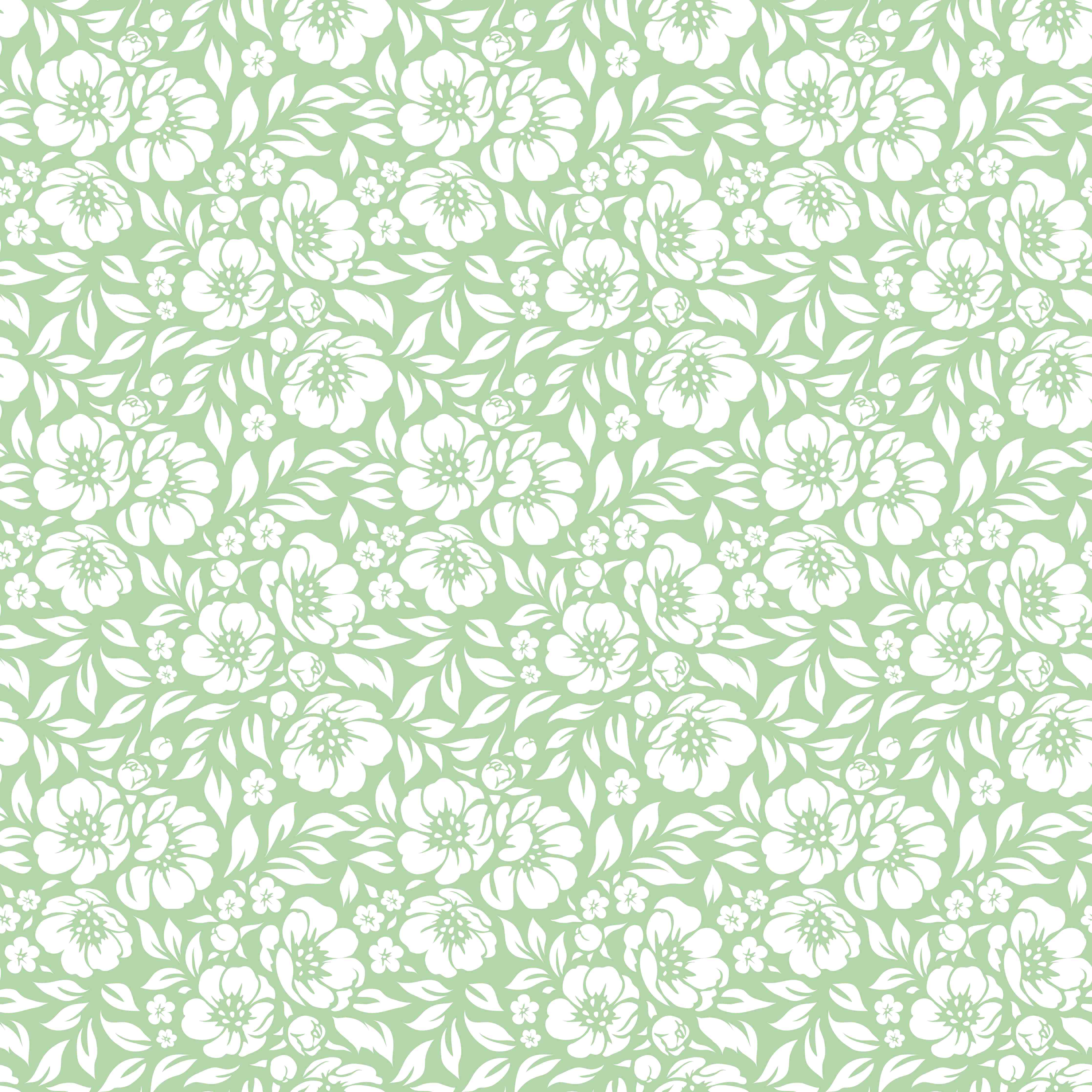 Duschrückwand-Helle grüne Blumenmuster Wohntextur