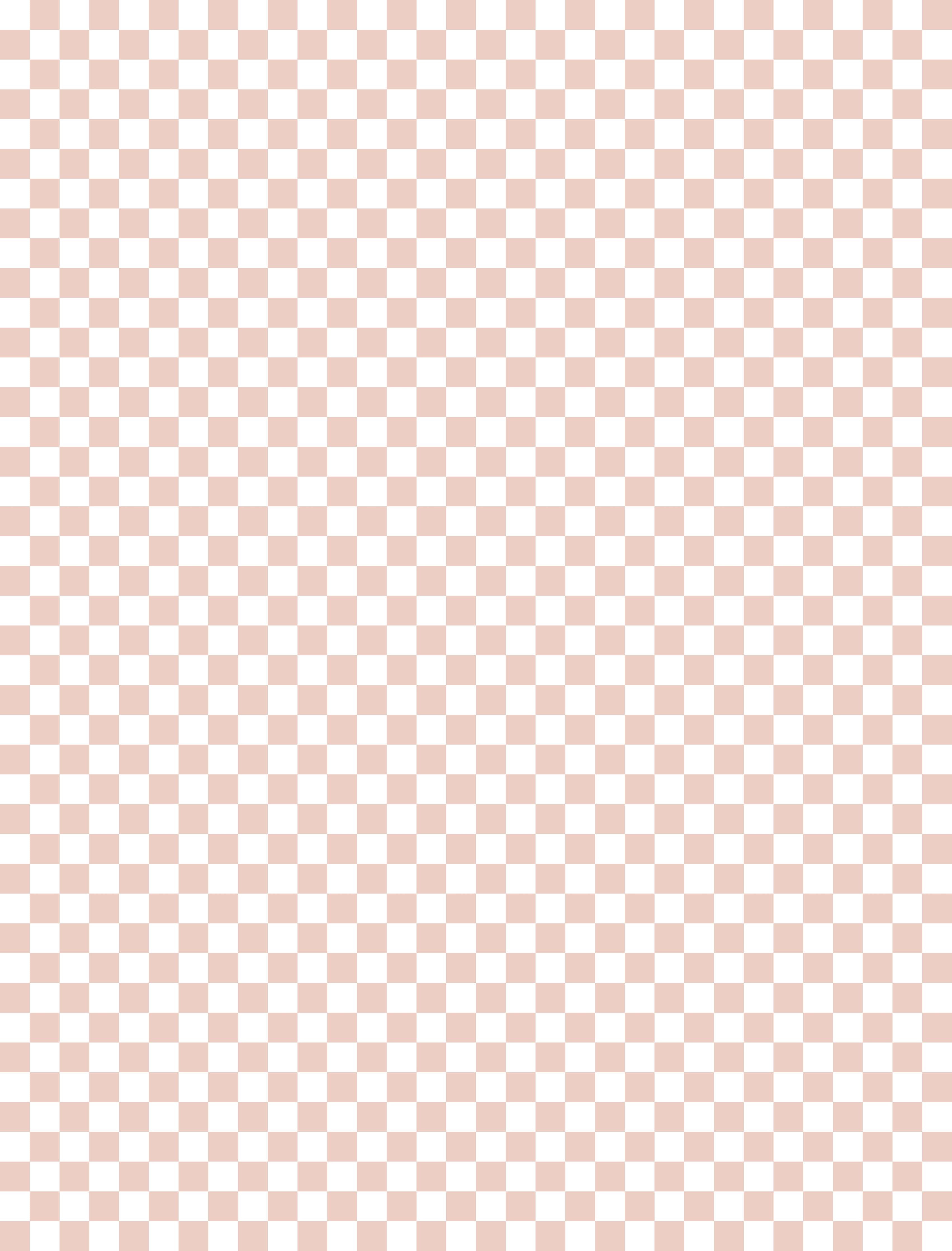 Duschrückwand-Helles Checkmuster mit Beige- und Weißtönen