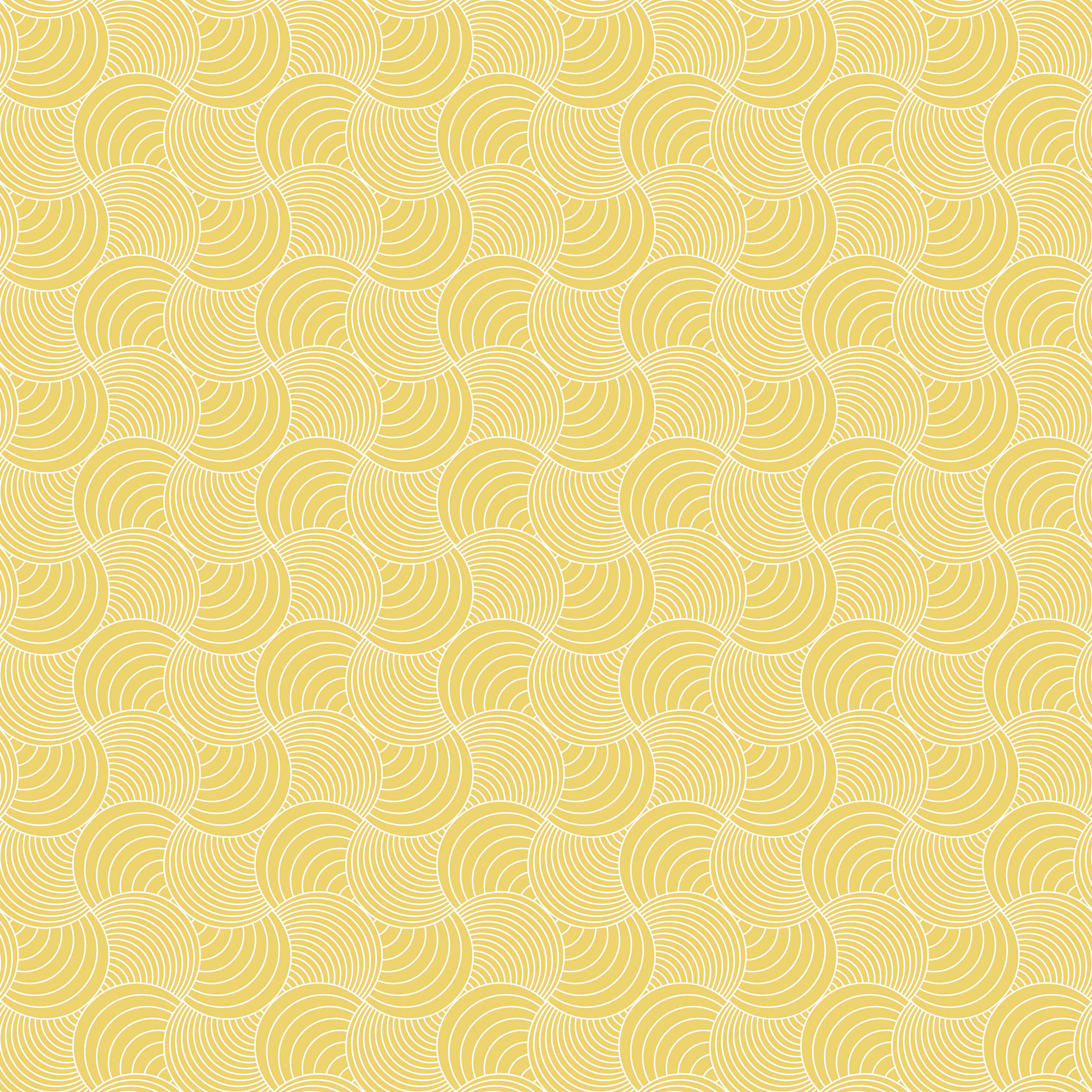 Duschrückwand-Helles Geometrisches Muster in Gelb