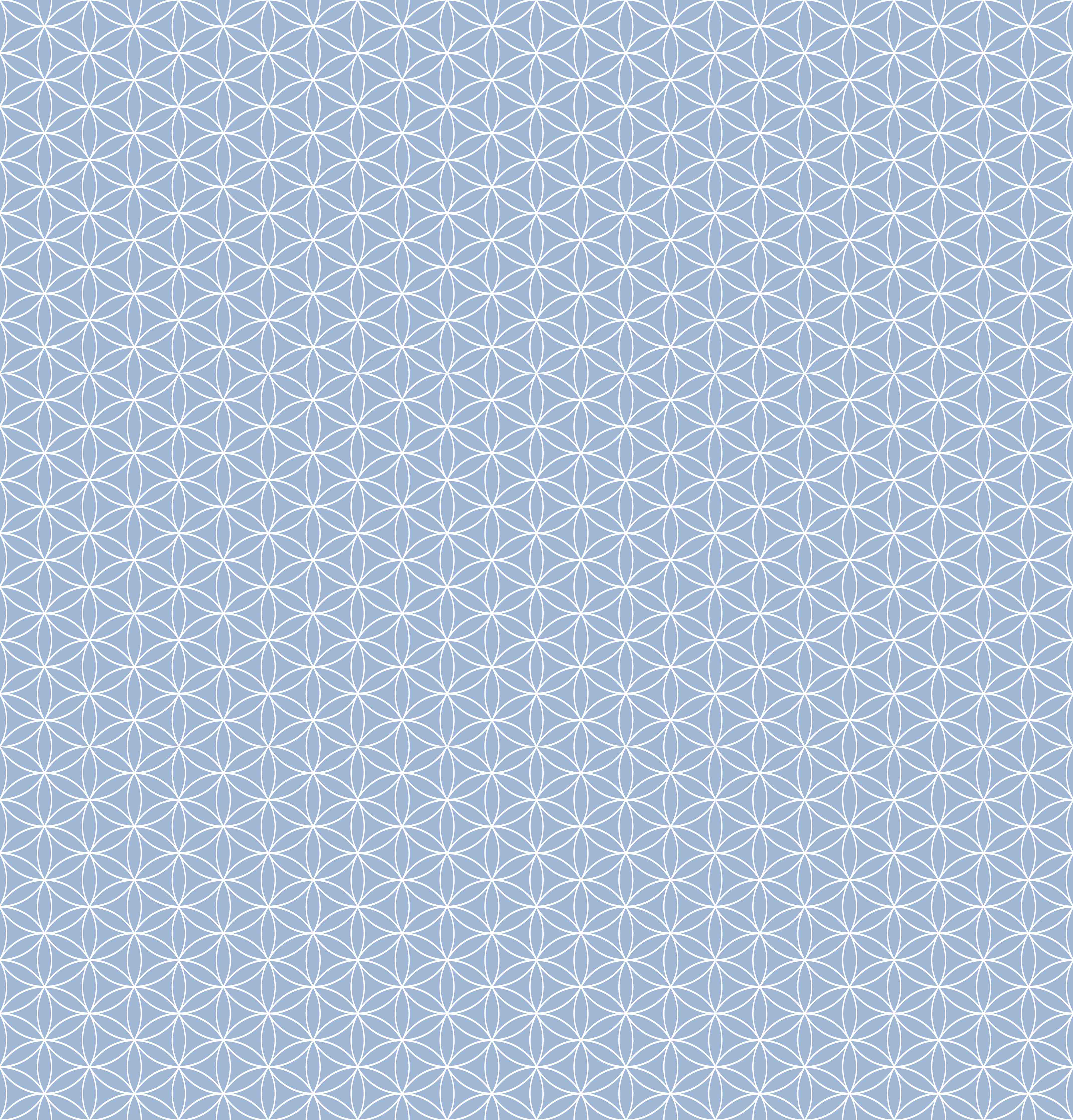 Duschrückwand-Hellige geometrische Muster in Blau