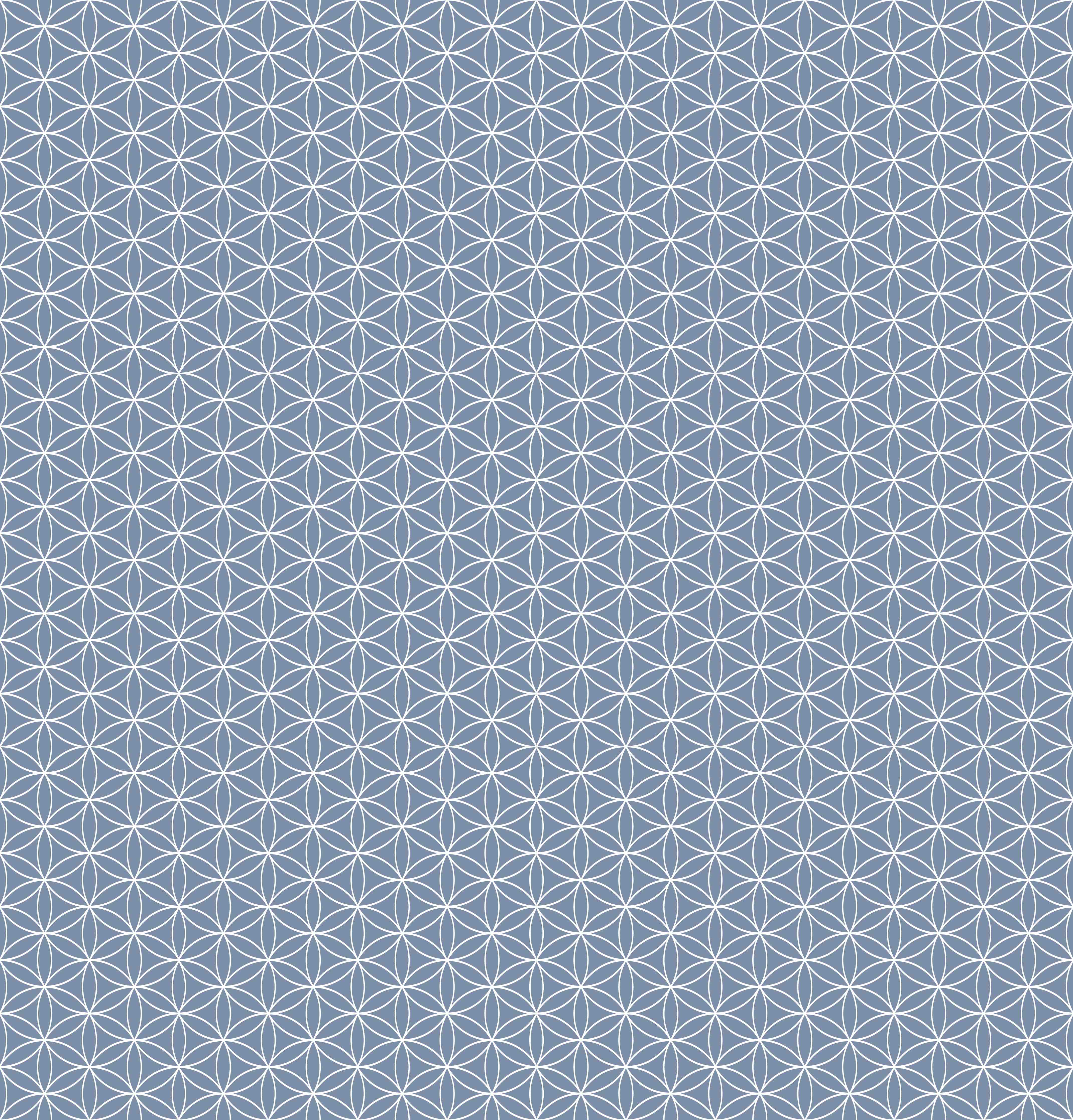 Duschrückwand-Himmlisches Muster in Blau und Weiß