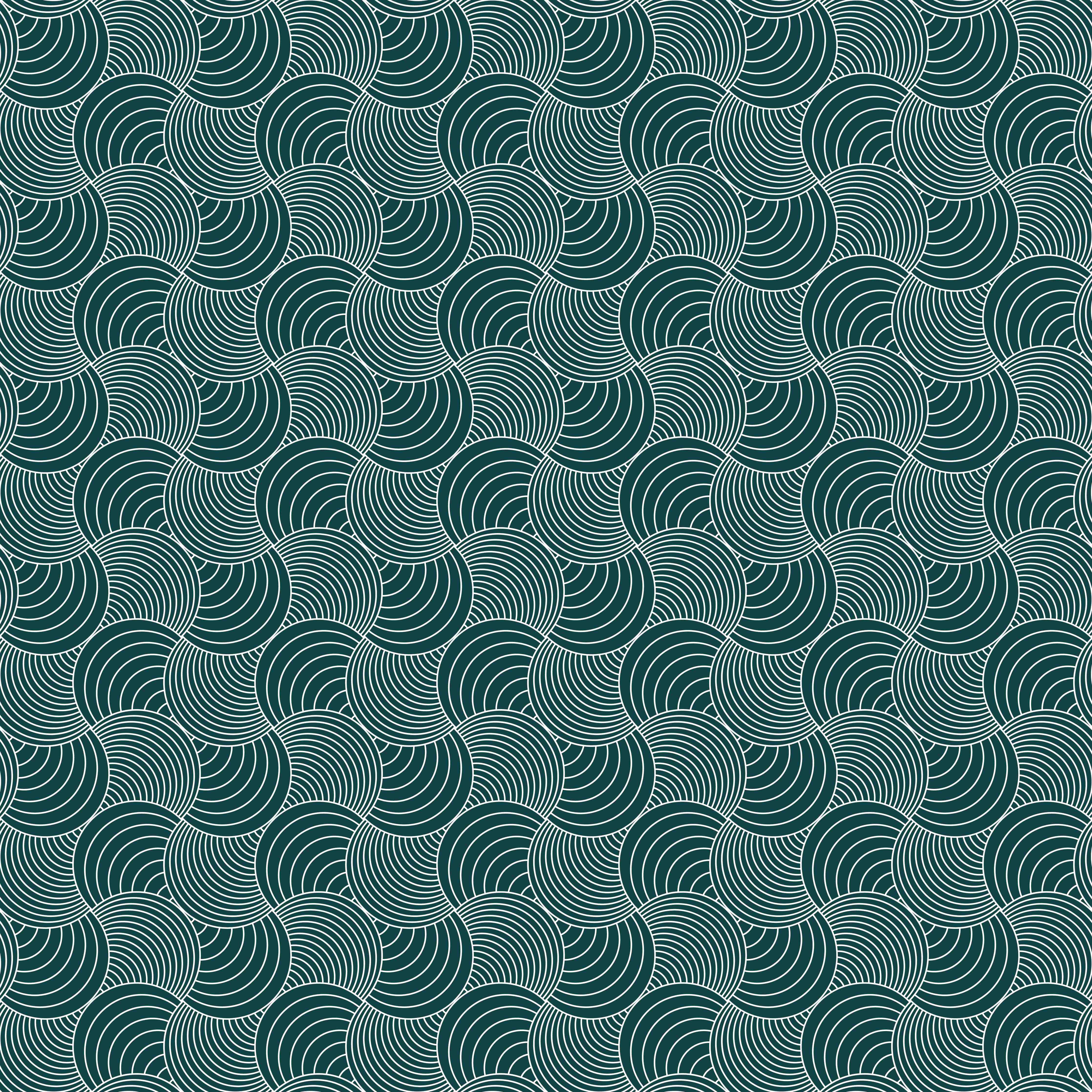 Duschrückwand-Moderne geometrische Wellenmuster in Blaugrün