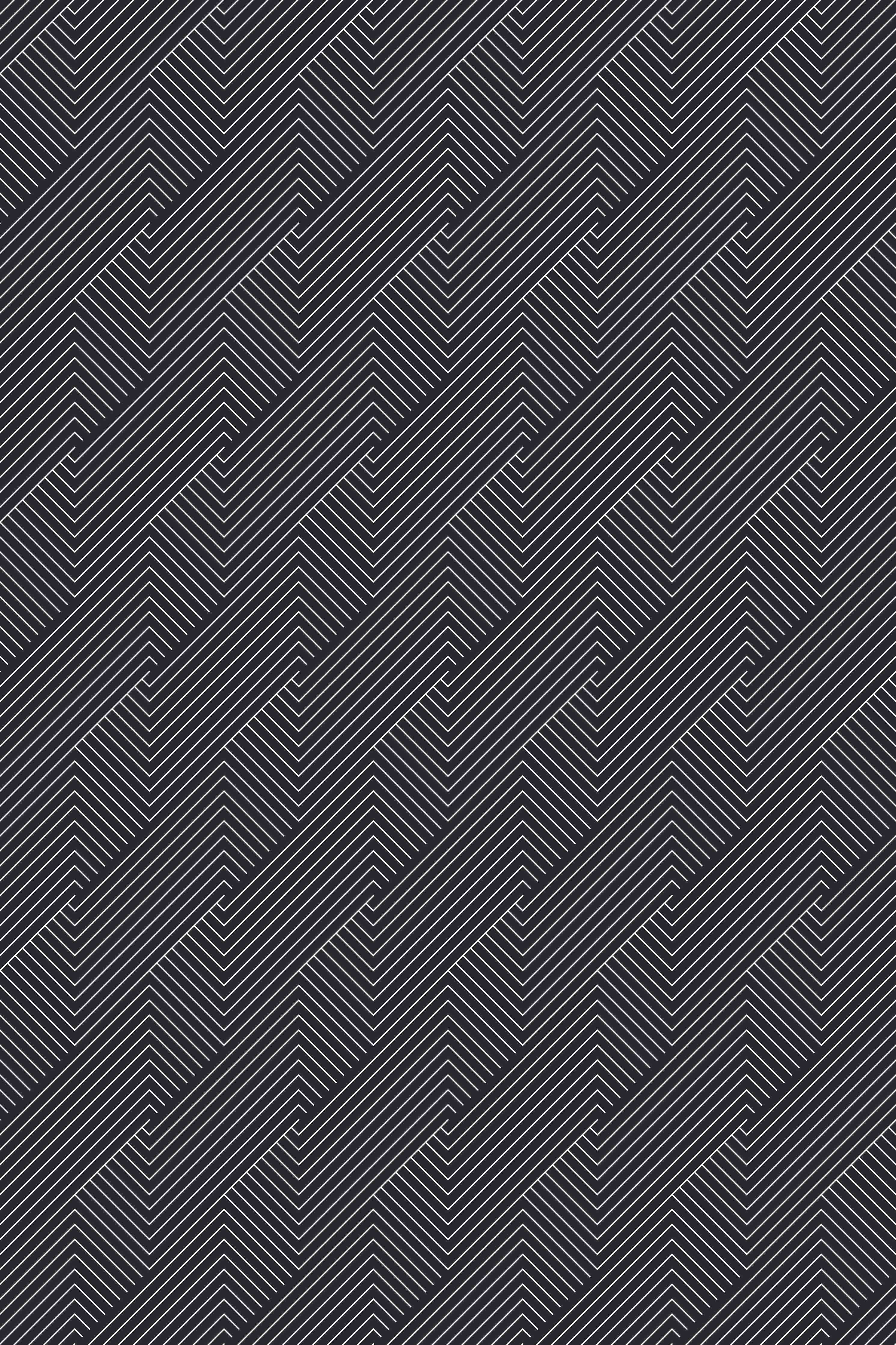 Duschrückwand-Modisches Geometrisches Muster in Dunkelgrau