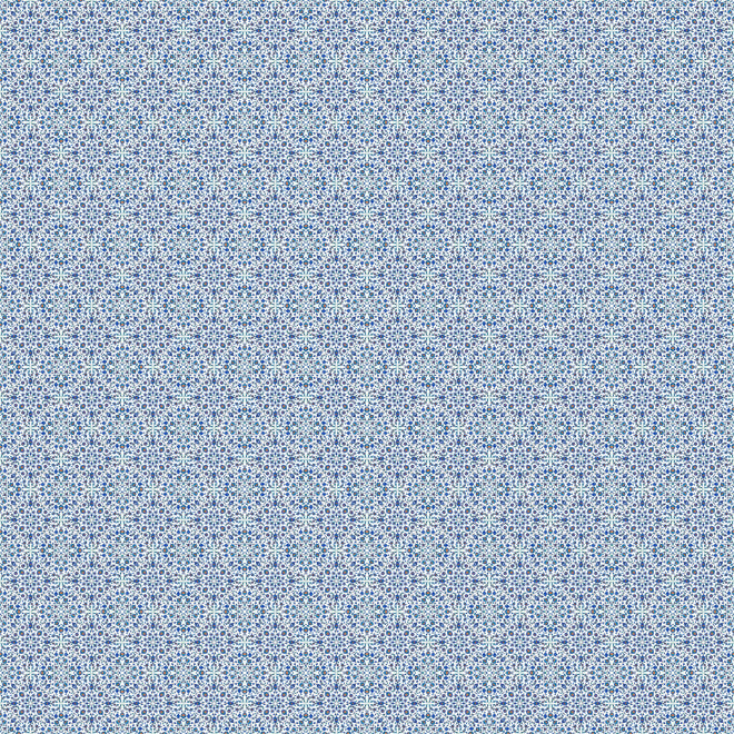 Duschrückwand - Modisches Stereogramm-Design in Blau