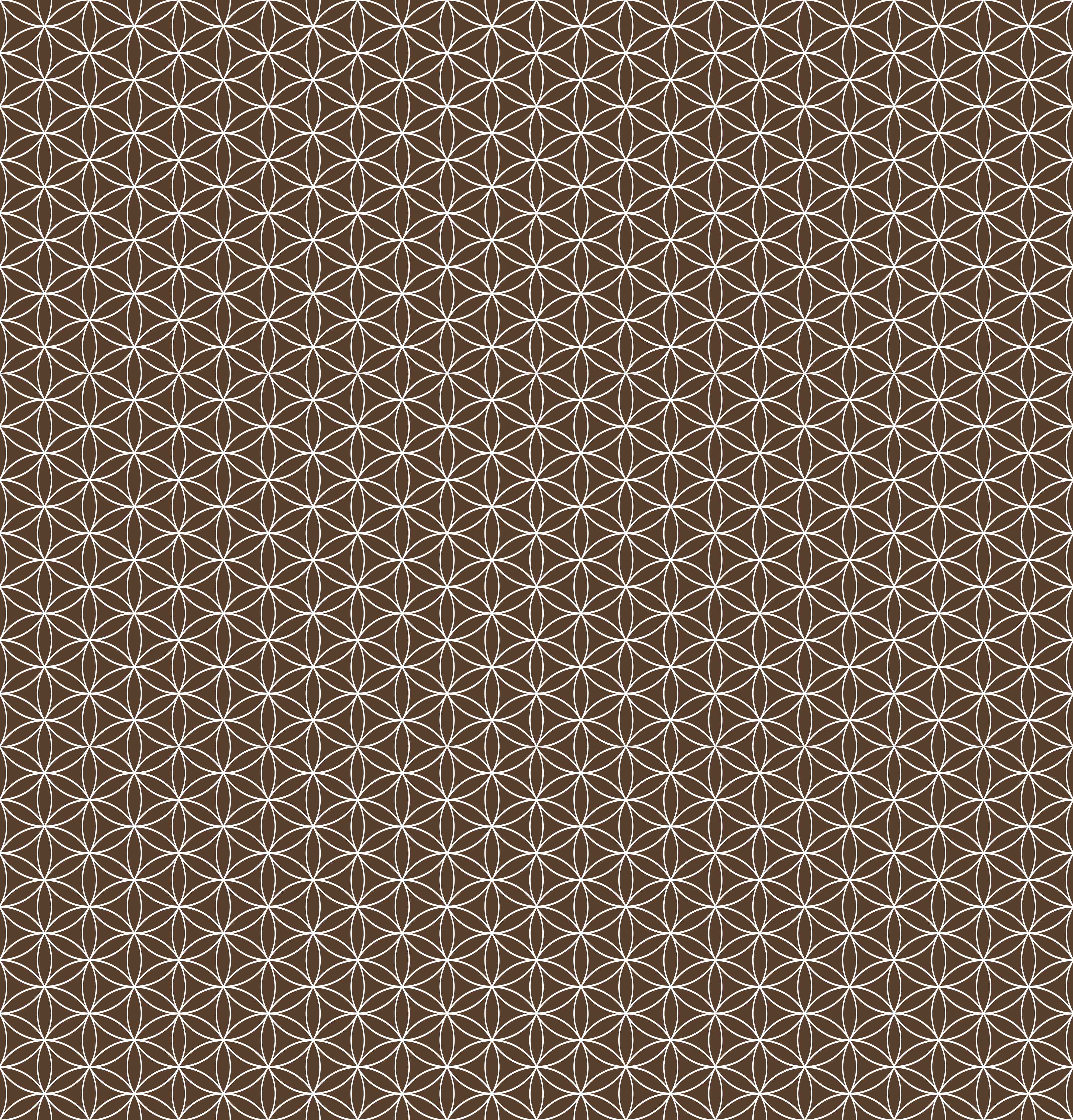 Duschrückwand-Muster aus geometrischen Linien in Braun