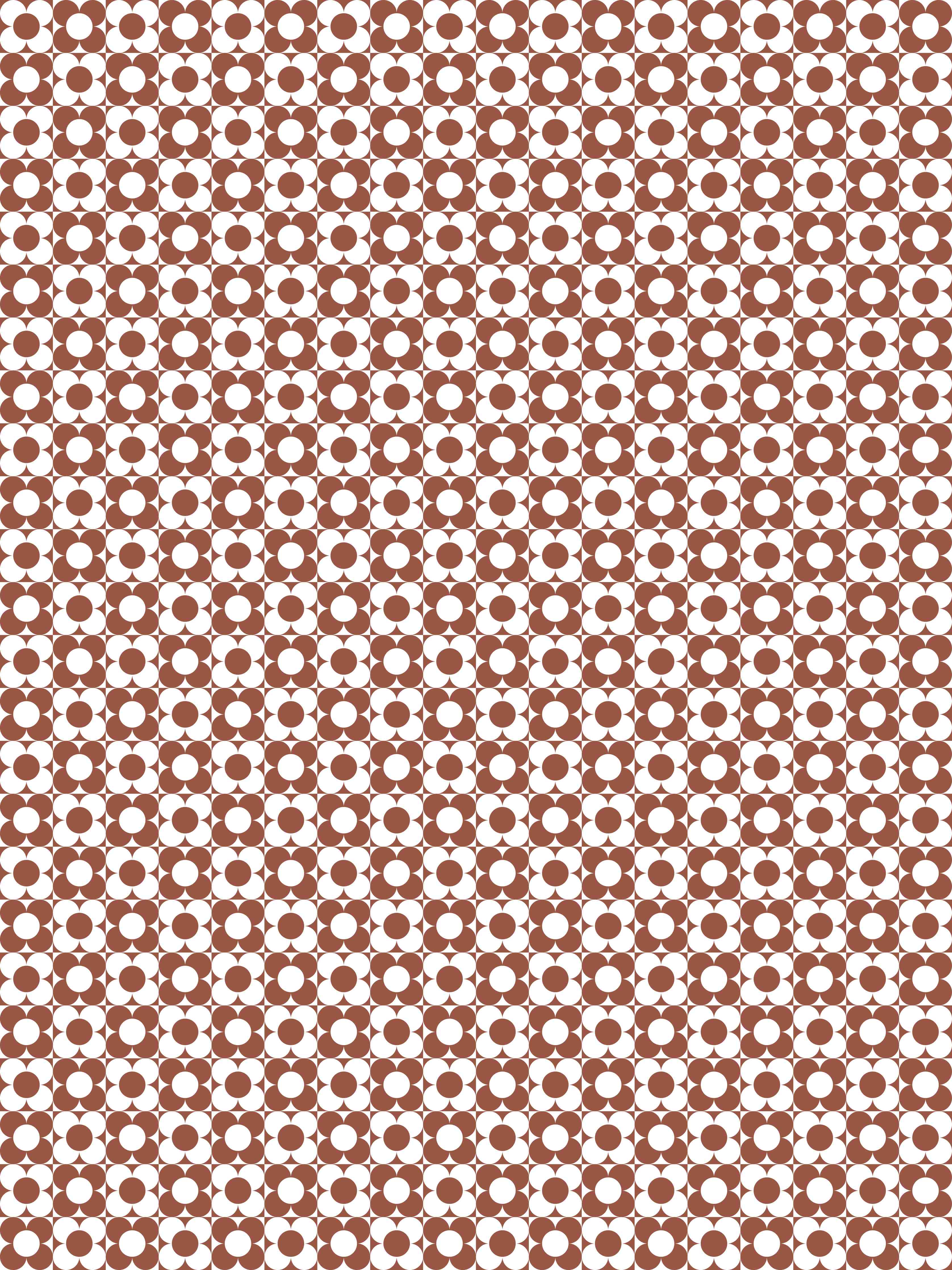 Duschrückwand-Musterhafte braune Geometrie mit kleinen weißen Details