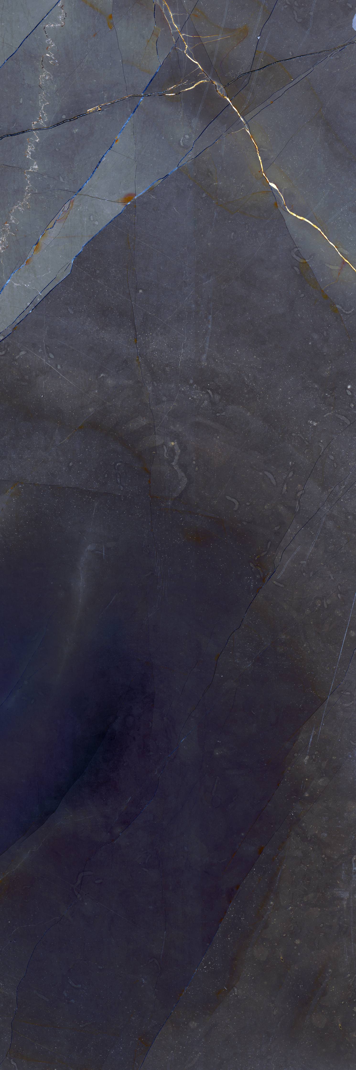 Duschrückwand-Natürliches blaues Marmormuster