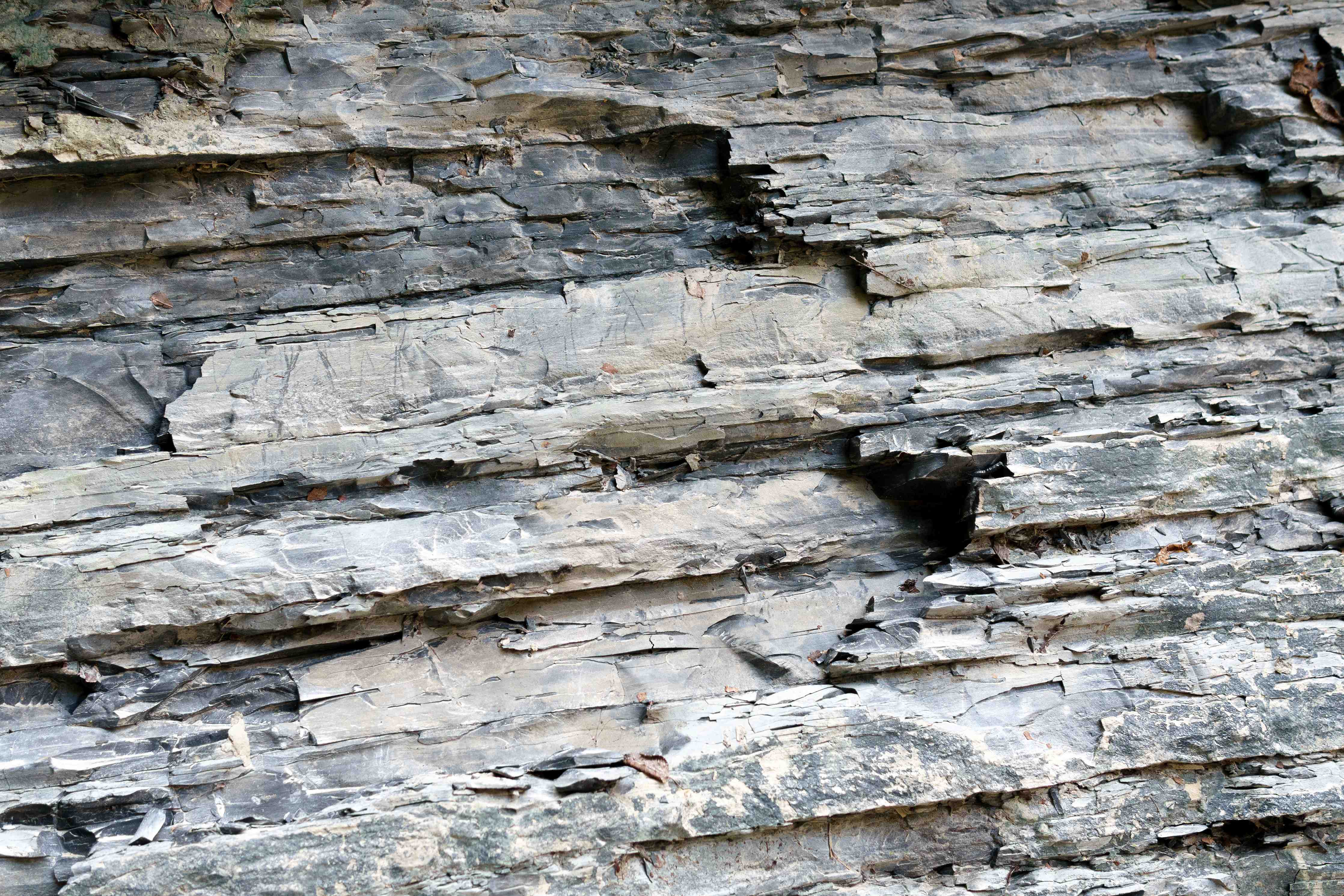 Duschrückwand-Natursteinstruktur in Grau-Tönen