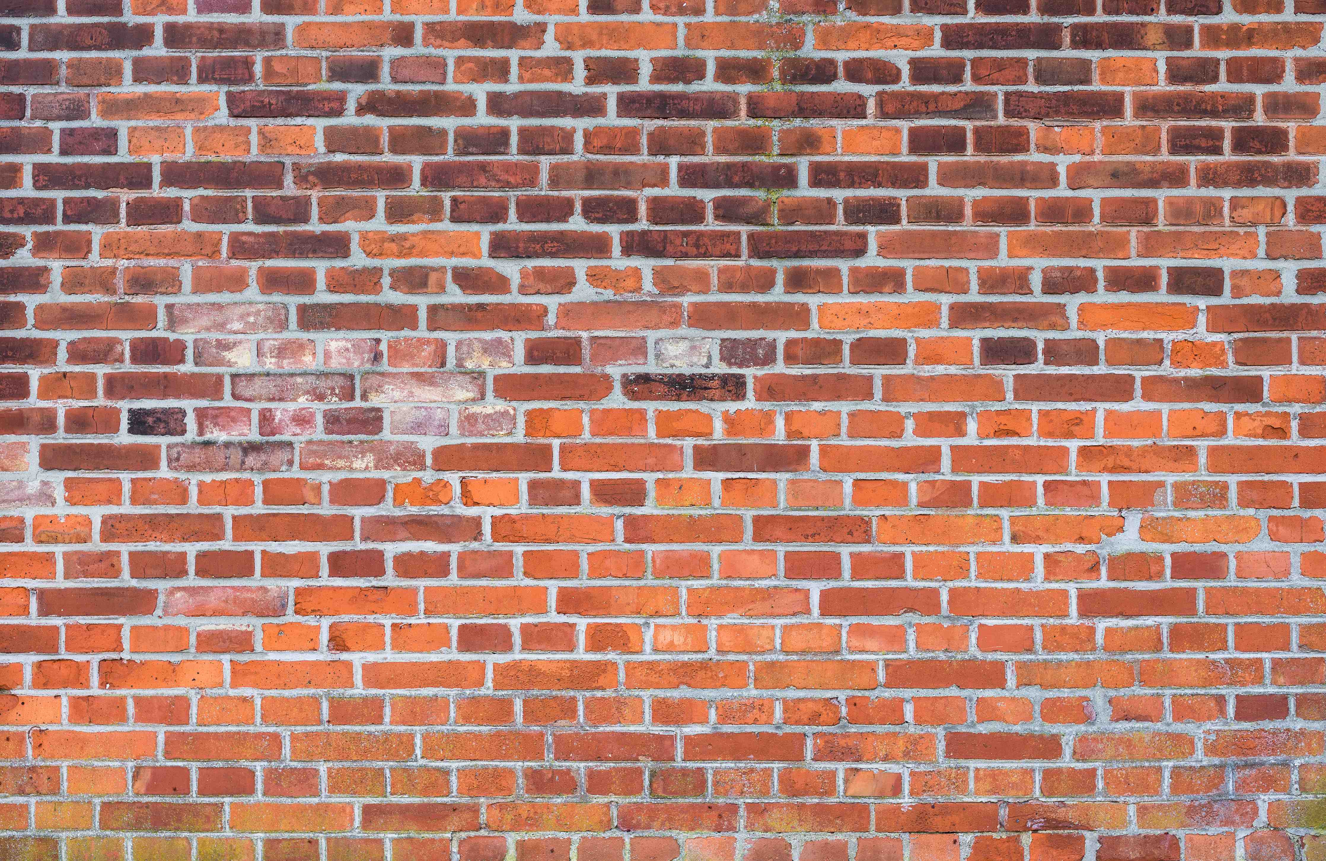 Duschrückwand-Rustikale Backsteinwand in warmen Rottönen