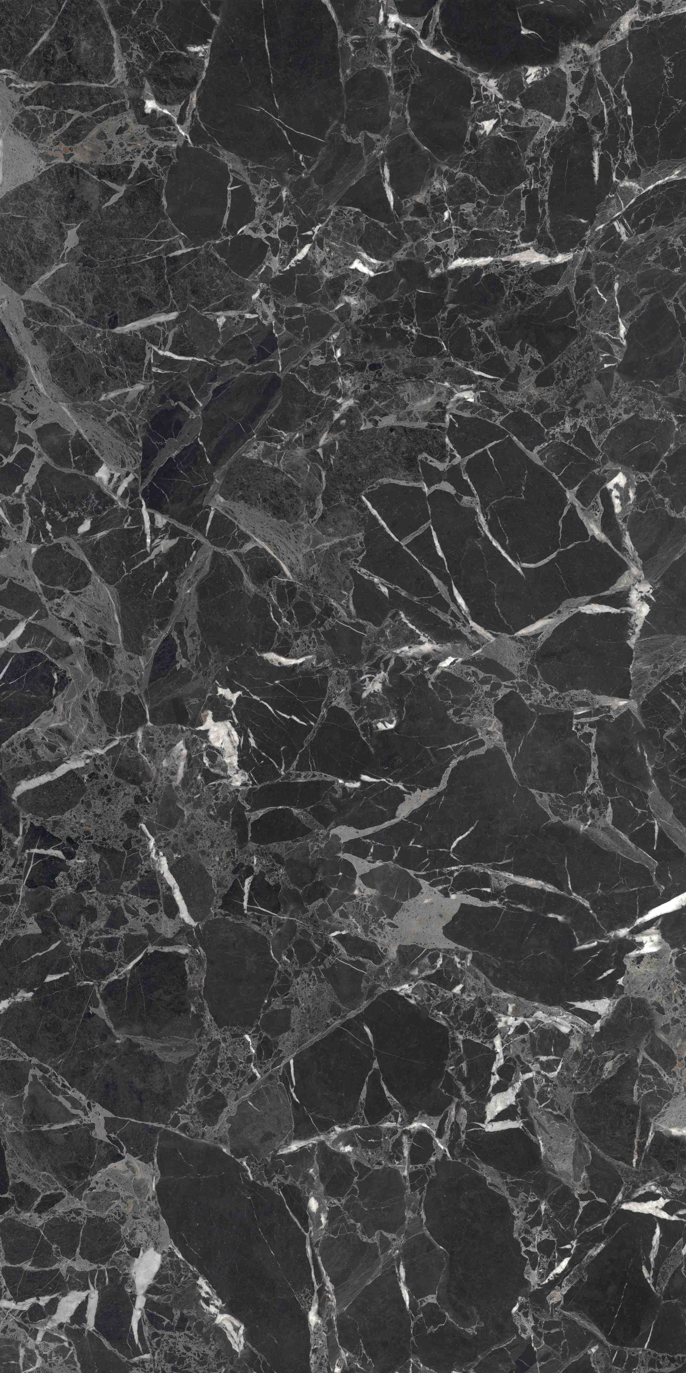 Duschrückwand-Schwarze Marmor-Textur mit Weißmarmorierungen