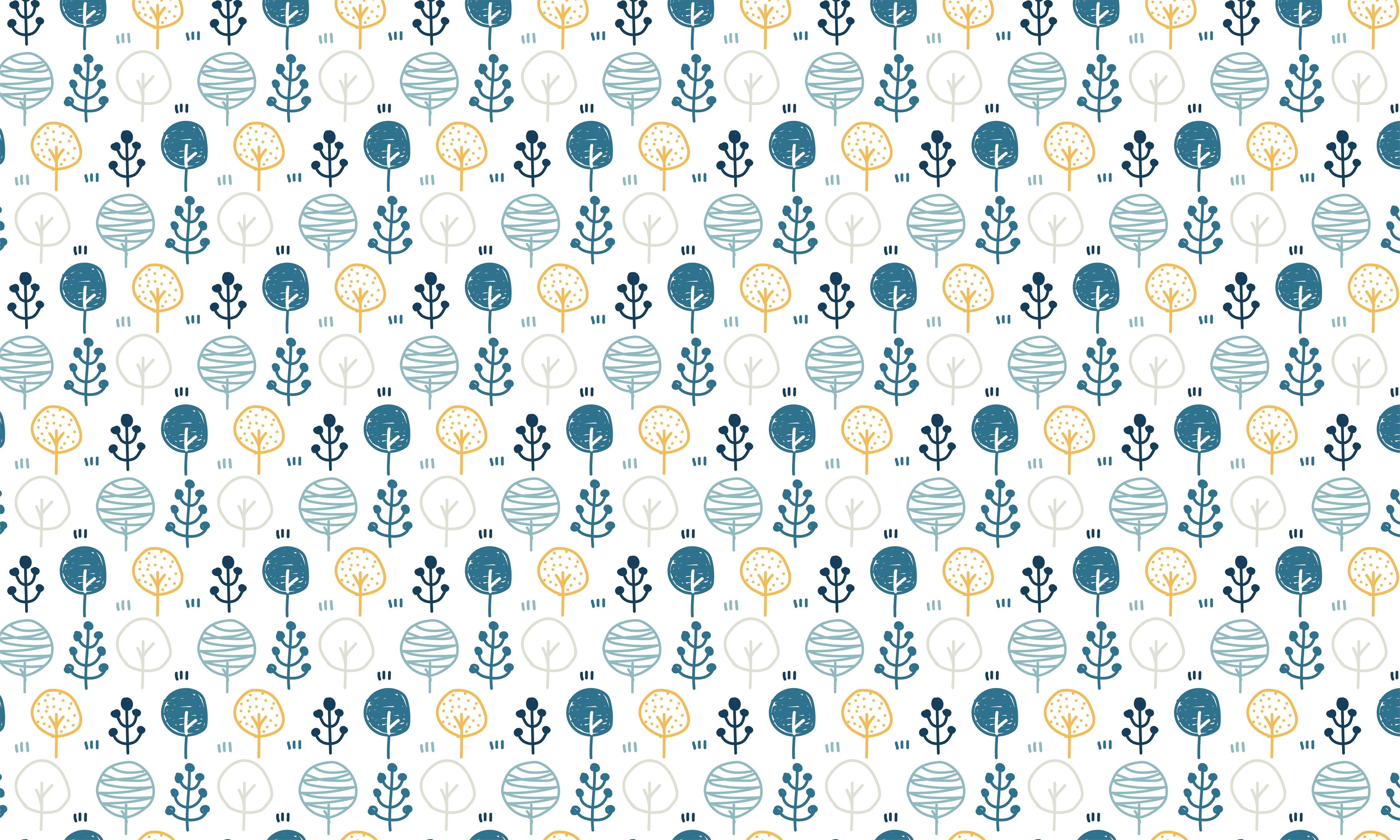 Duschrückwand-Seamless Scandinavian Abstract Pattern Design