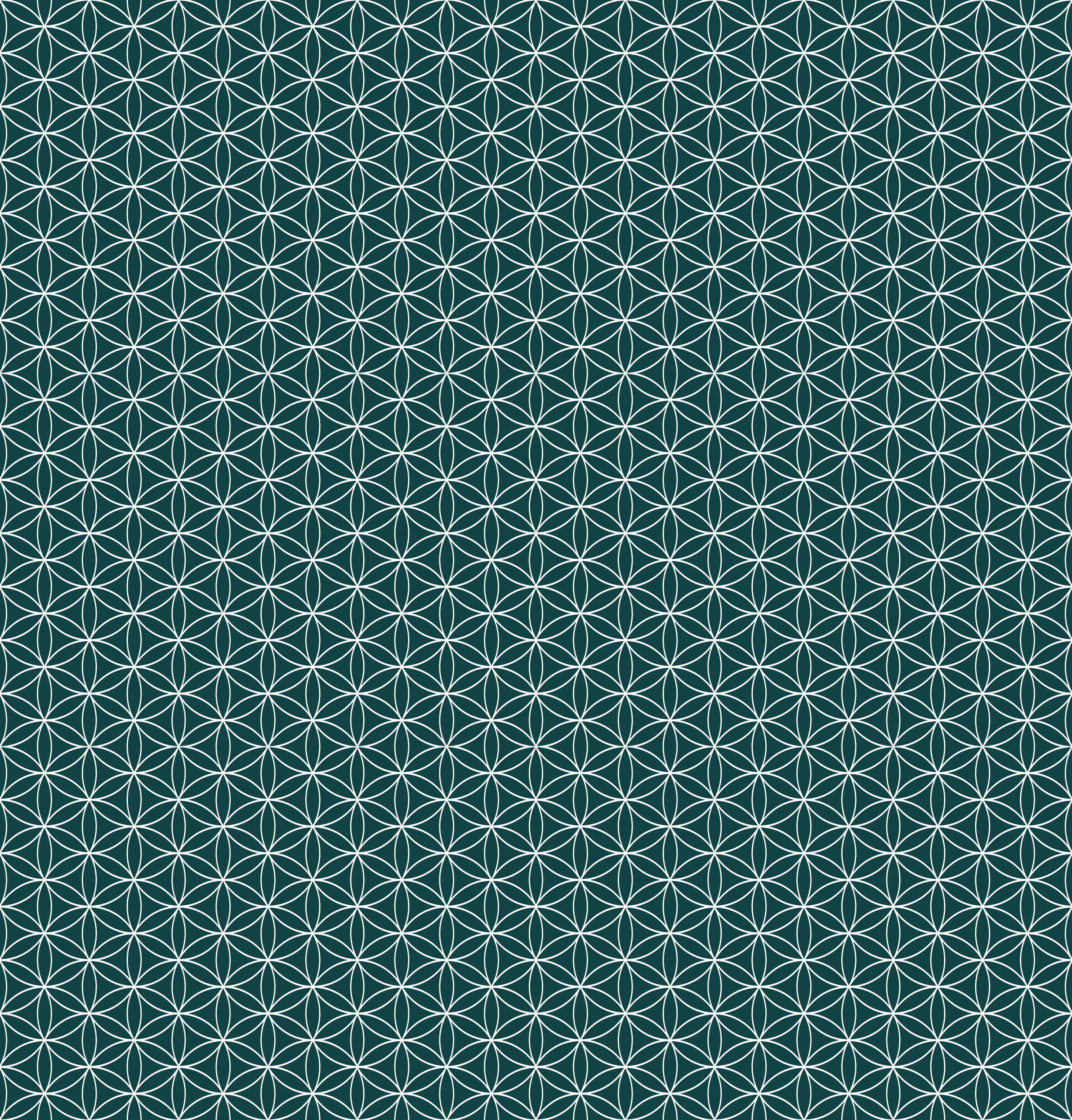 Duschrückwand-Tealfarbenes geometrisches Muster