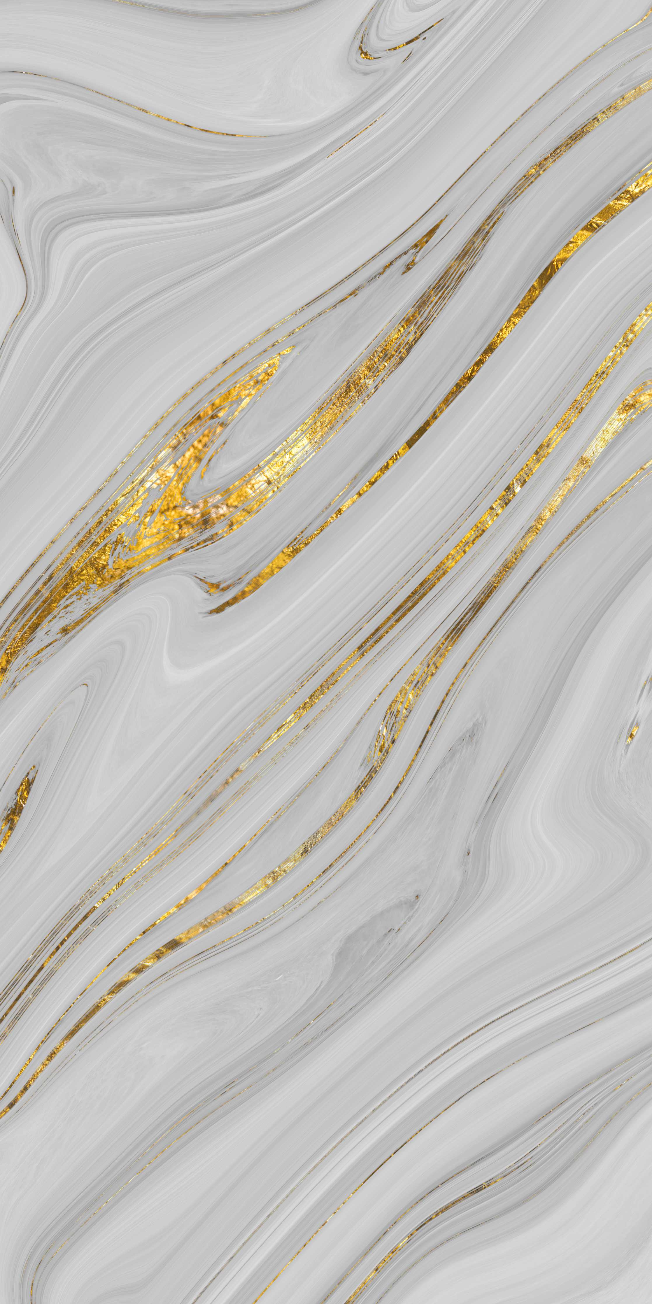 Duschrückwand-Weißes Marmor Muster mit goldenen Adern