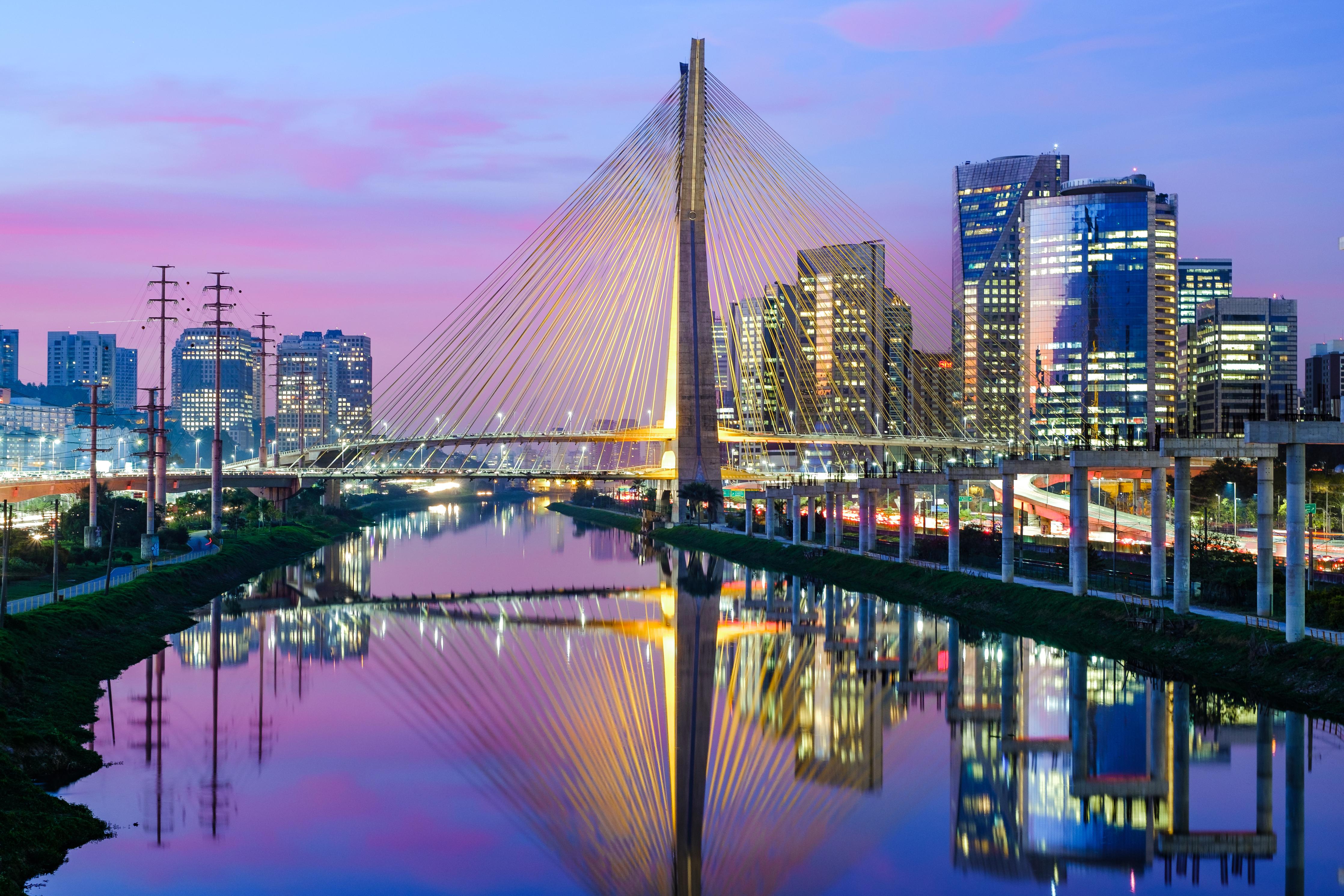 Duschrückwand-Wunderschöne Brücke - Brasilien