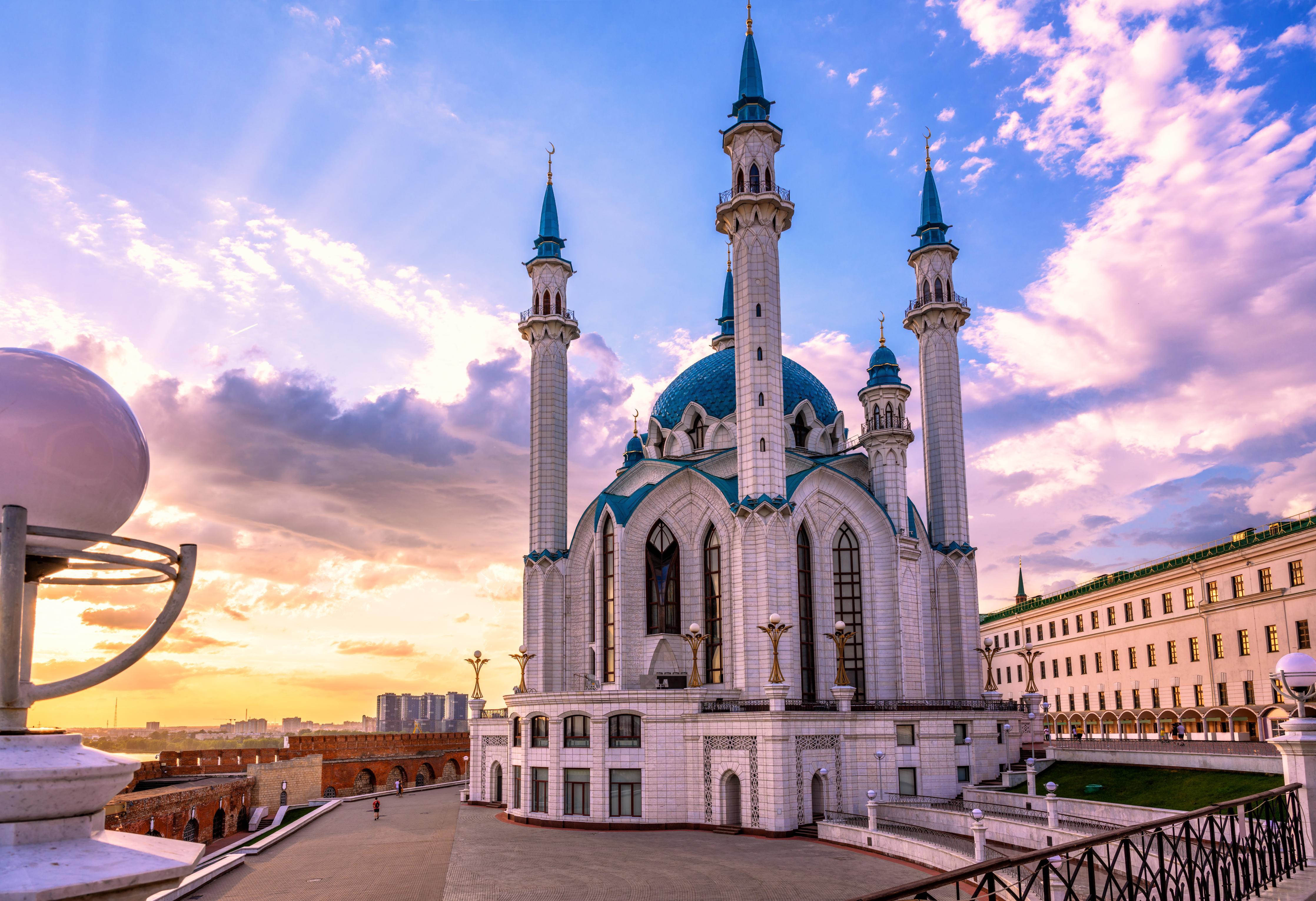 Duschrückwand-Wunderschöne Moschee - Russland