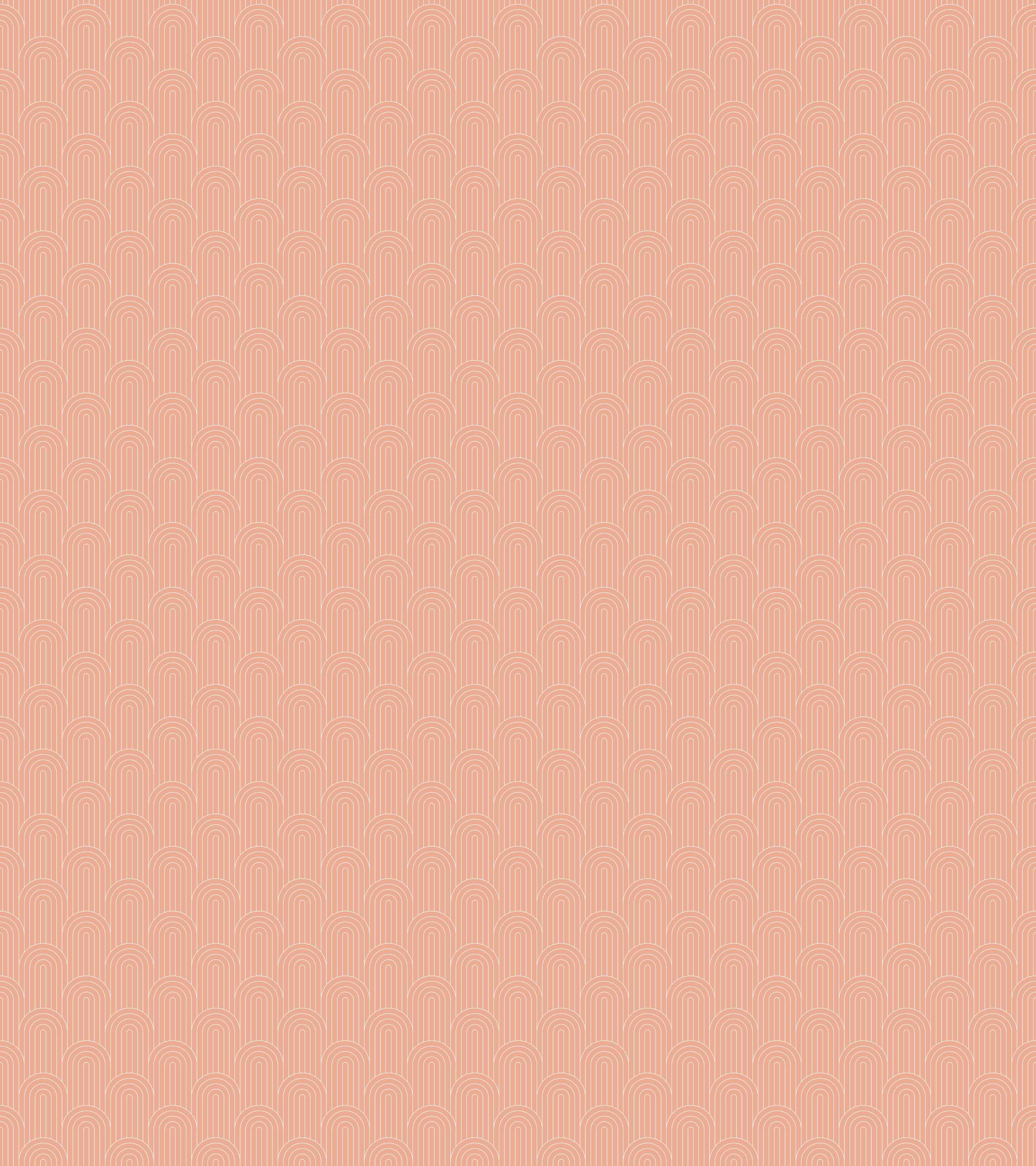 Duschrückwand-Zarte Melone-Rose-Muster mit geometrischer Struktur