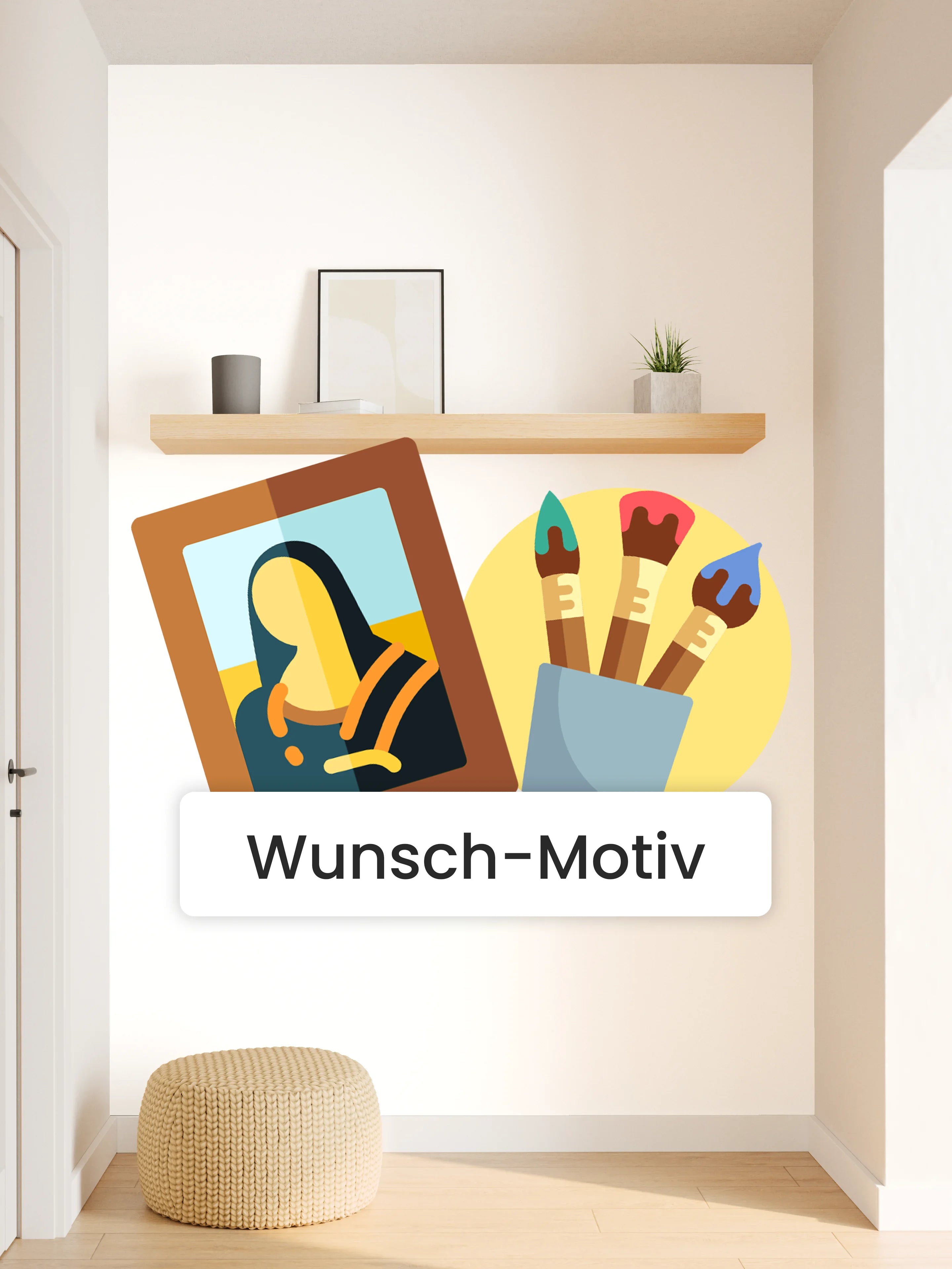 Wandverkleidung Flur - Eigenes Wunsch-Motiv