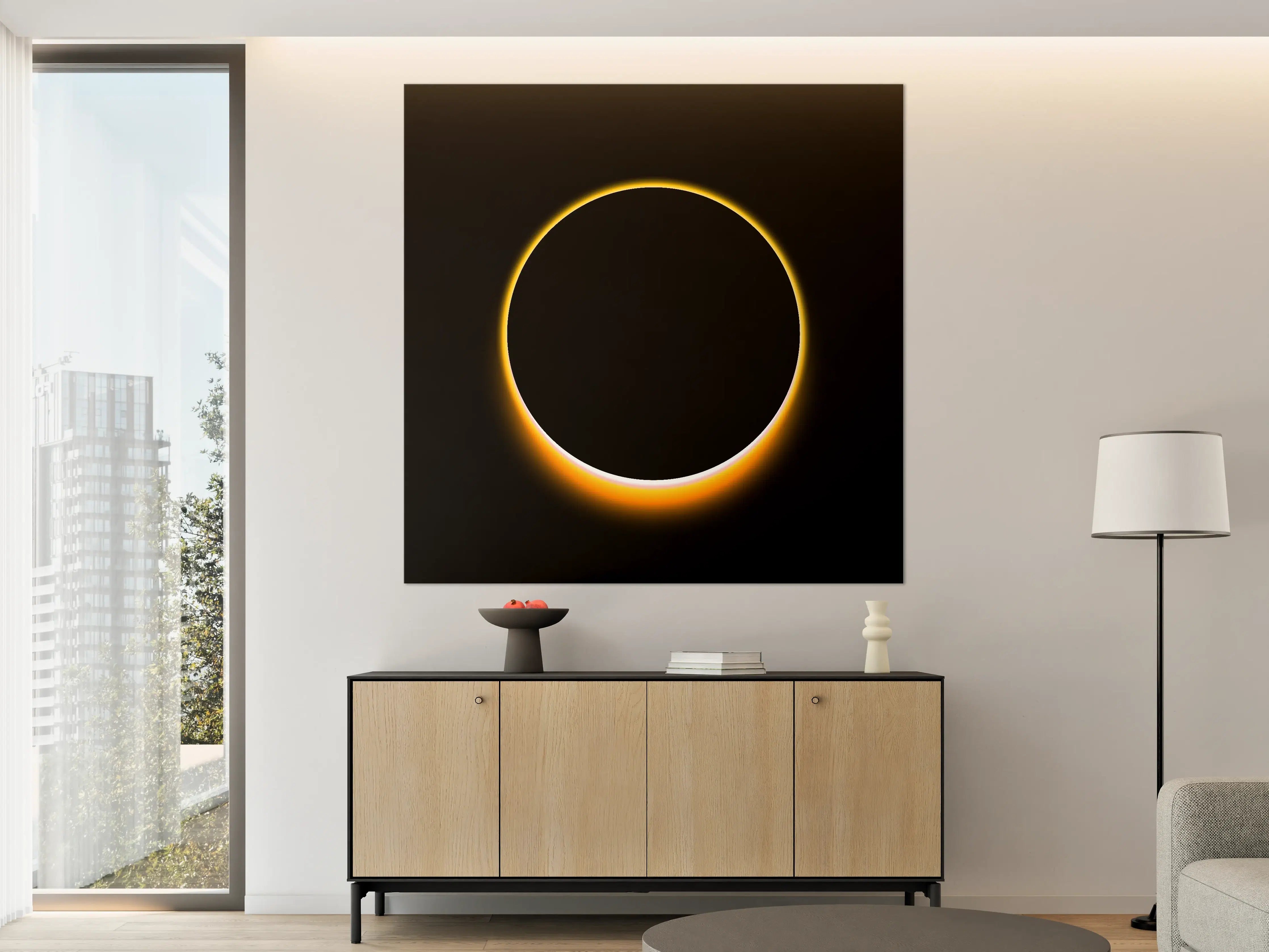 Große Wandbilder -  Totale Sonnenfinsternis
