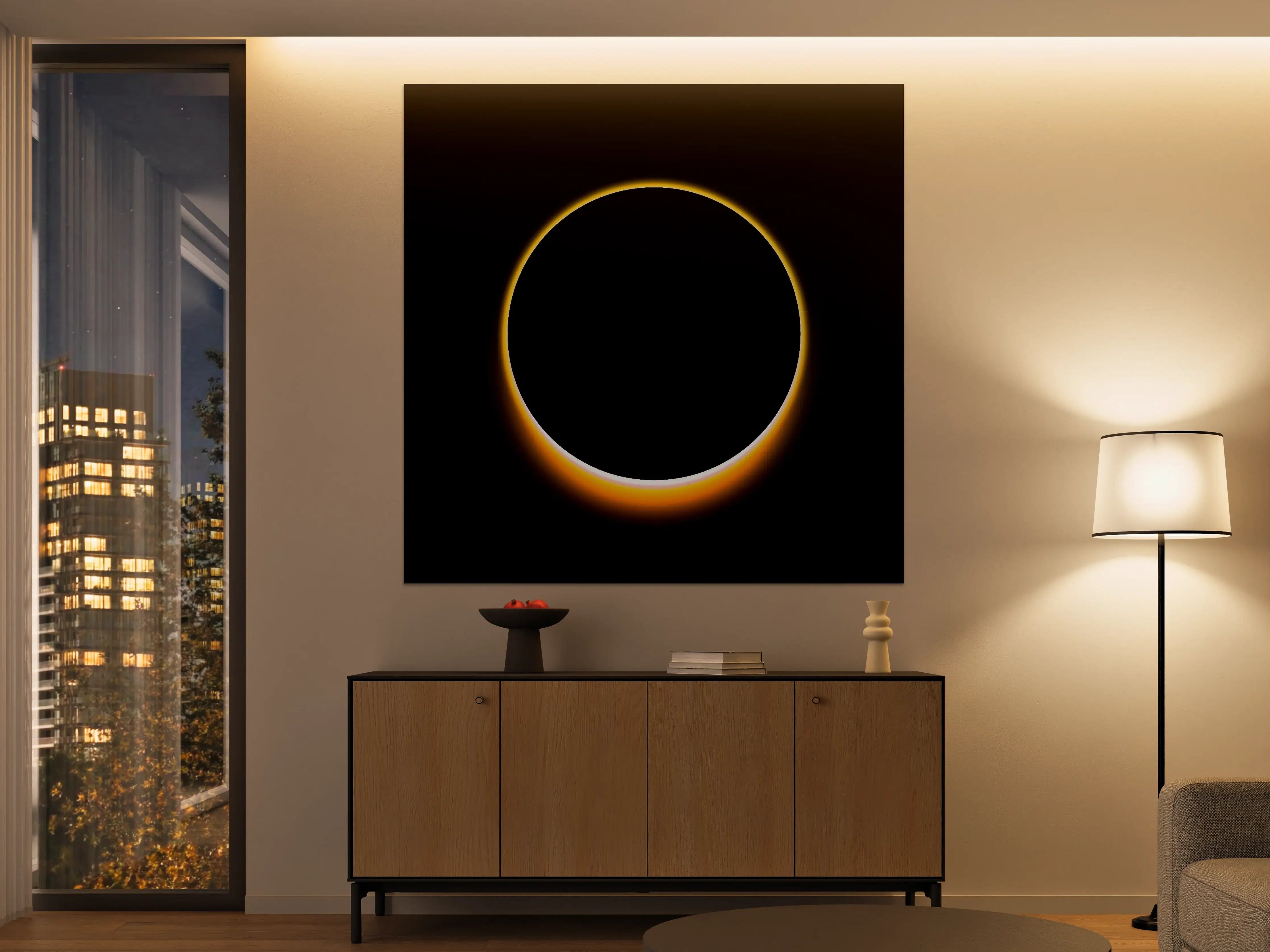 Große Wandbilder -  Totale Sonnenfinsternis