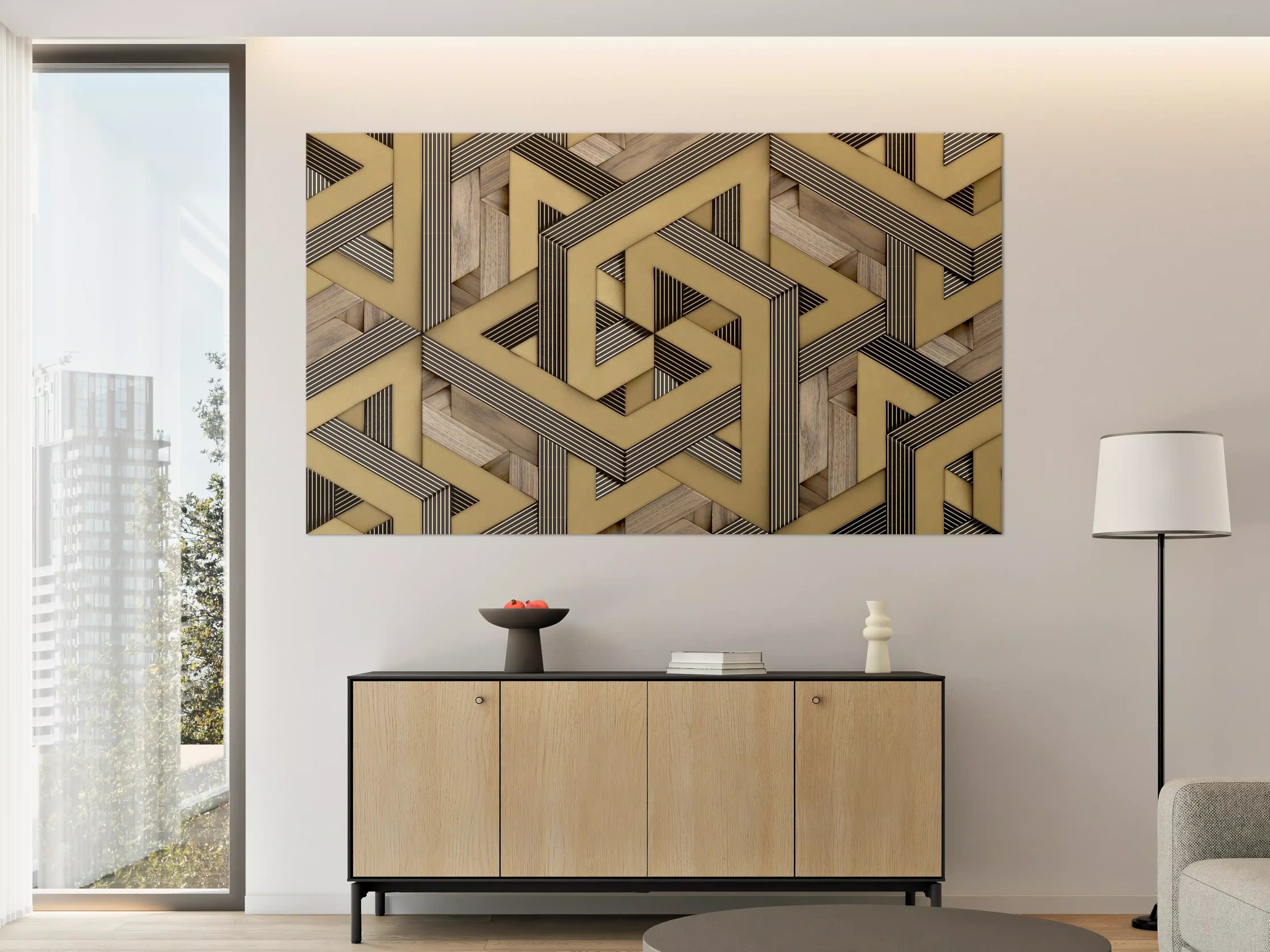 Große Wandbilder - 3D- Tapeten Muster - Mosaik