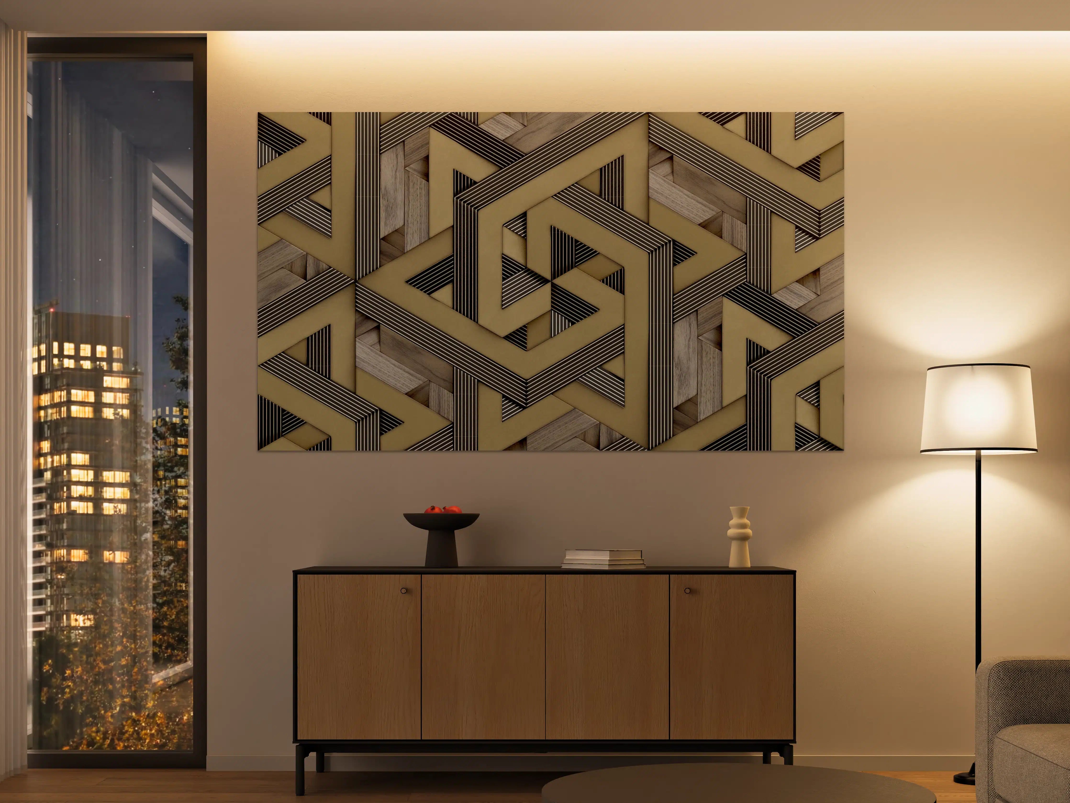 Große Wandbilder - 3D- Tapeten Muster - Mosaik