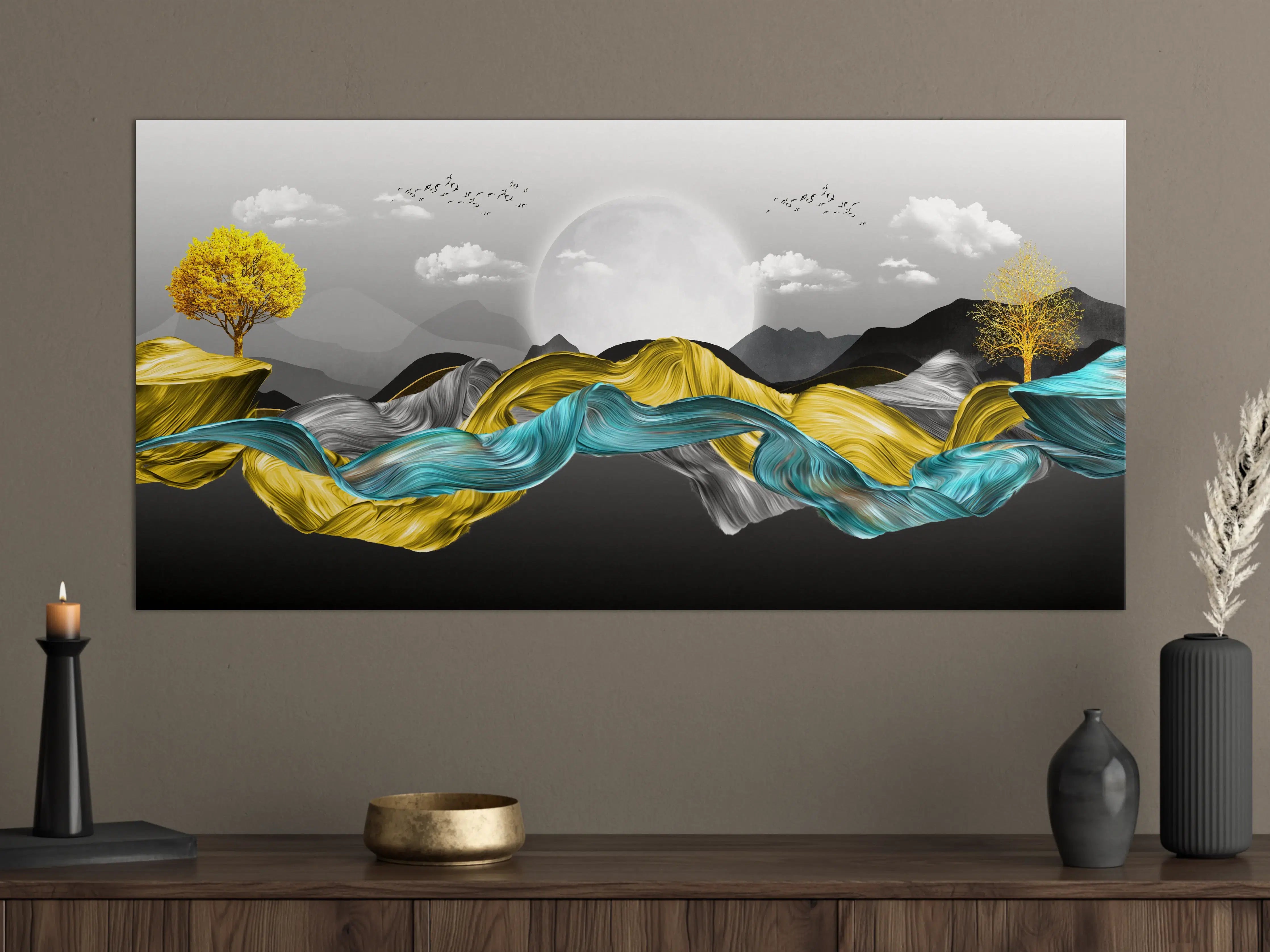 Große Wandbilder - 3D Moderne Leinwand - Abstrakt