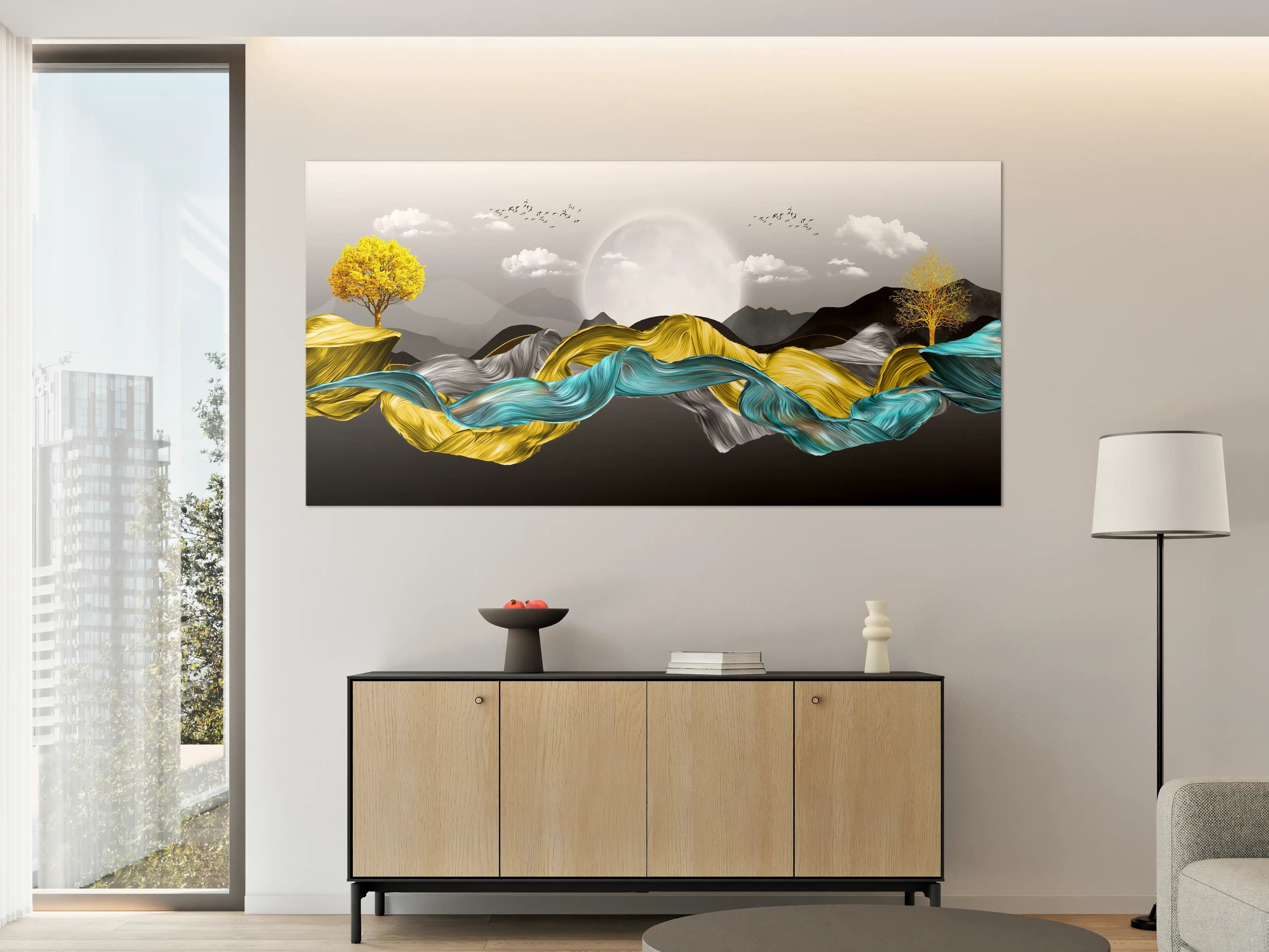 Große Wandbilder - 3D Moderne Leinwand - Abstrakt