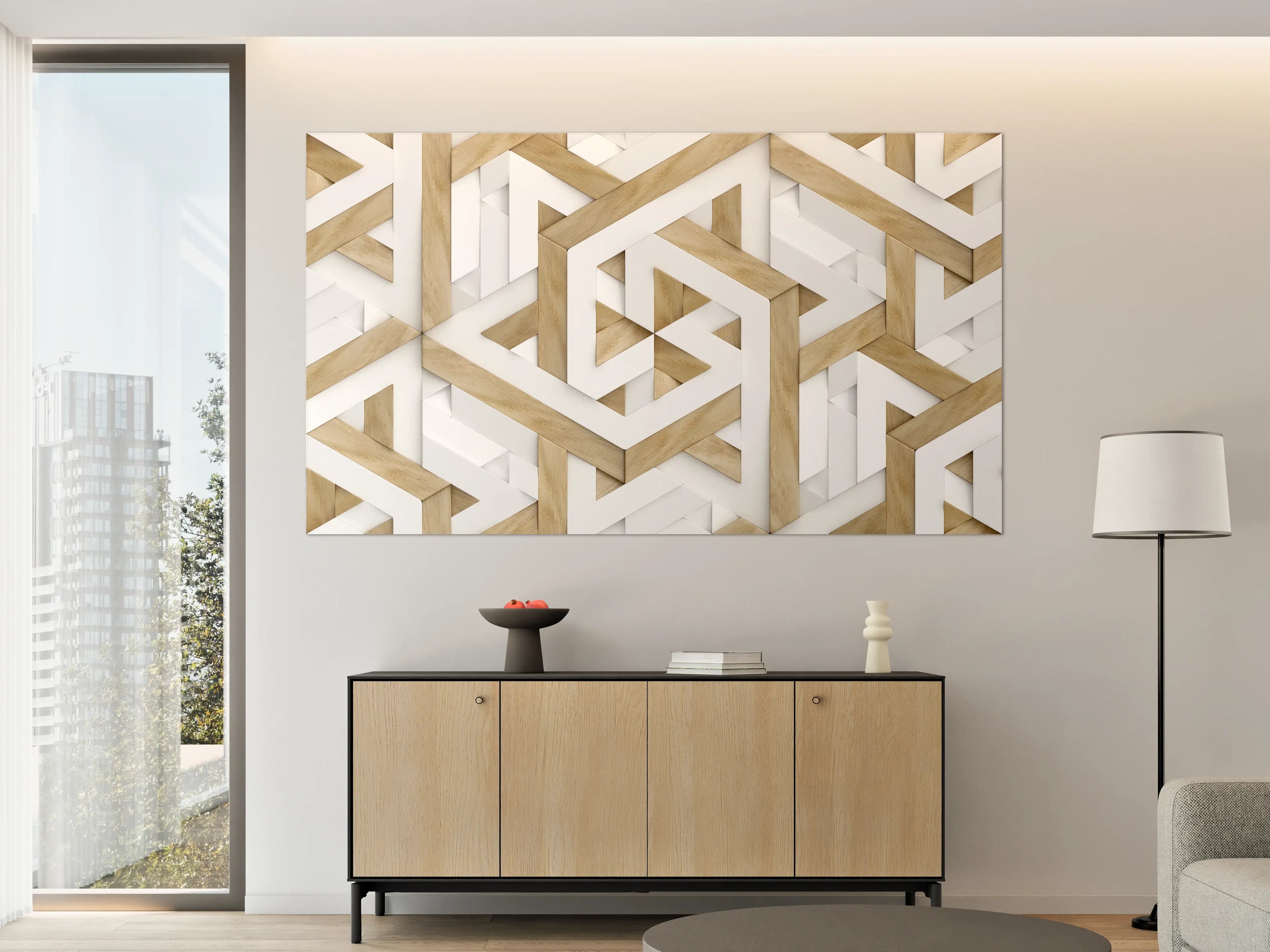 Große Wandbilder - 3D Tapete - Mosaik Muster