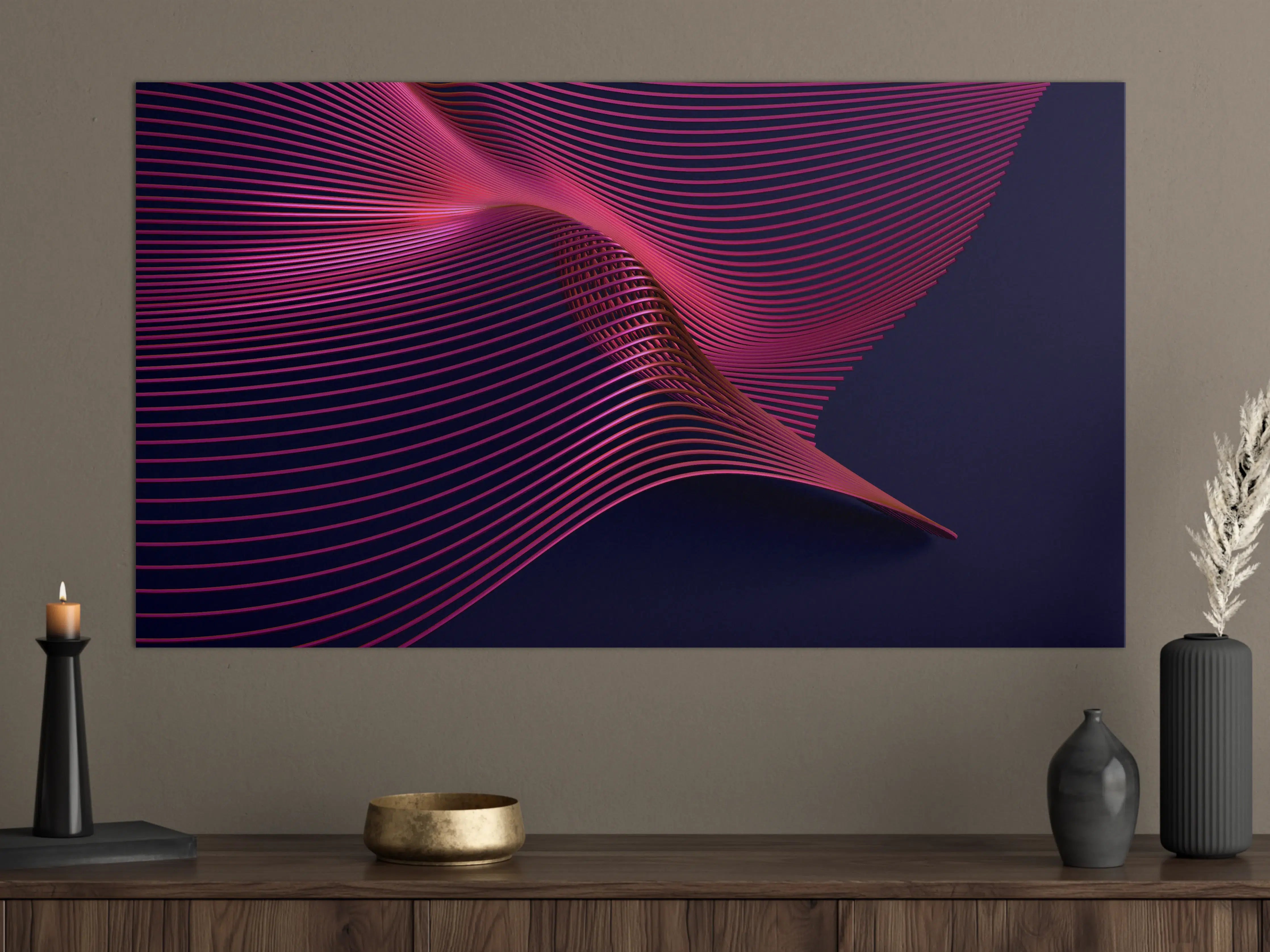 Große Wandbilder - Abstrakte 3D-Oberfläche