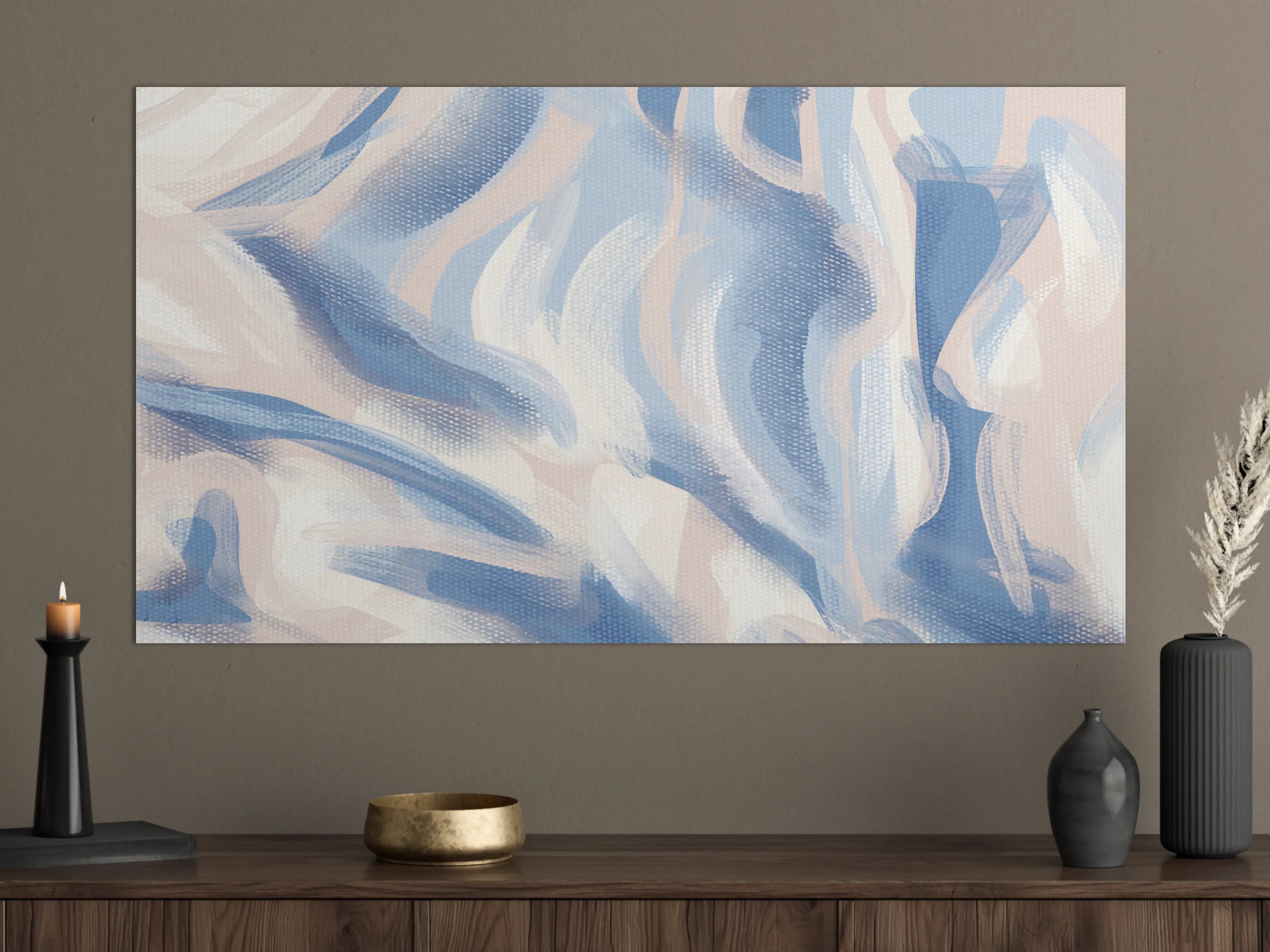 Große Wandbilder - Abstrakte Acryl-Kunstleinwand