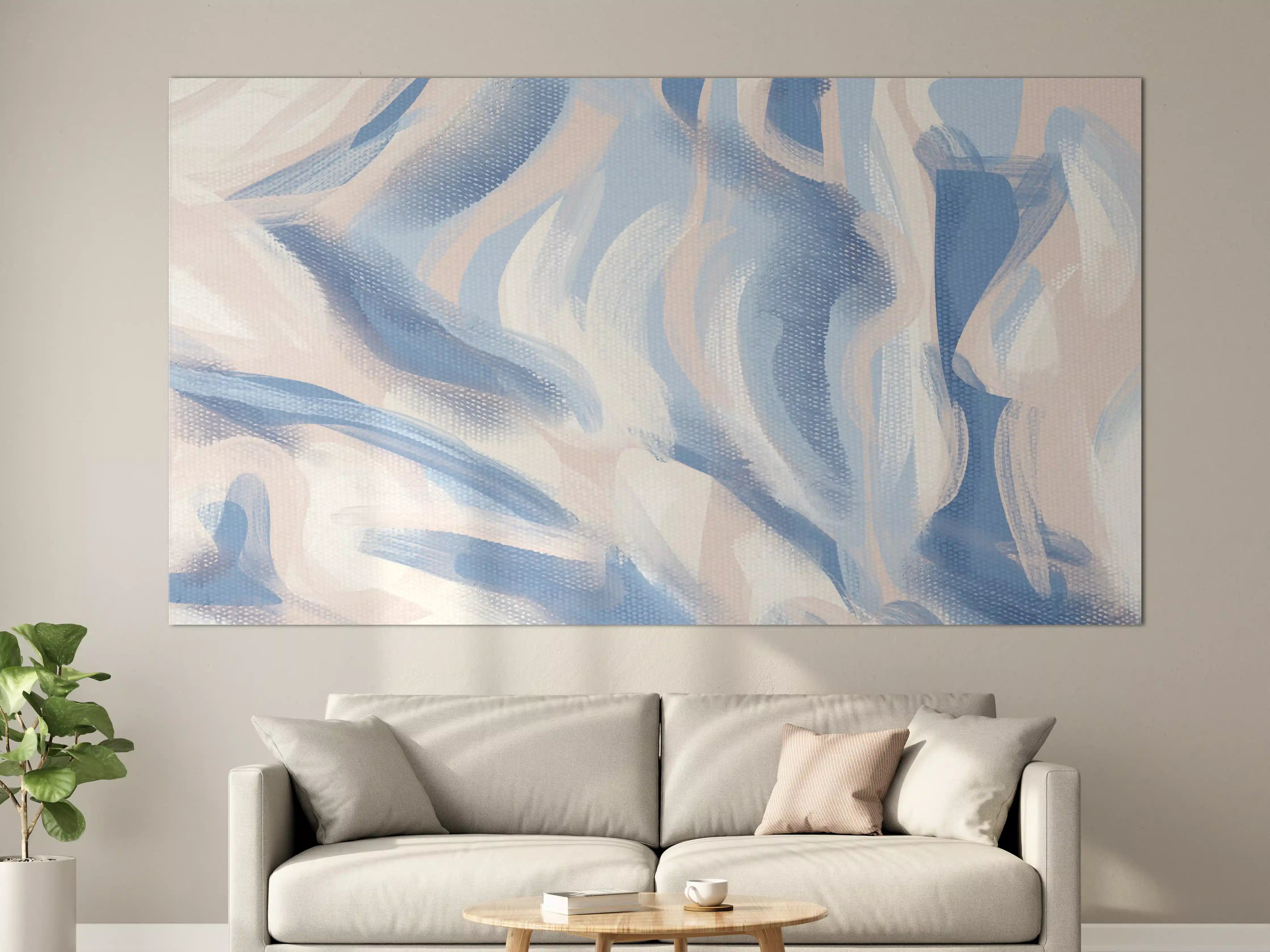 Große Wandbilder - Abstrakte Acryl-Kunstleinwand