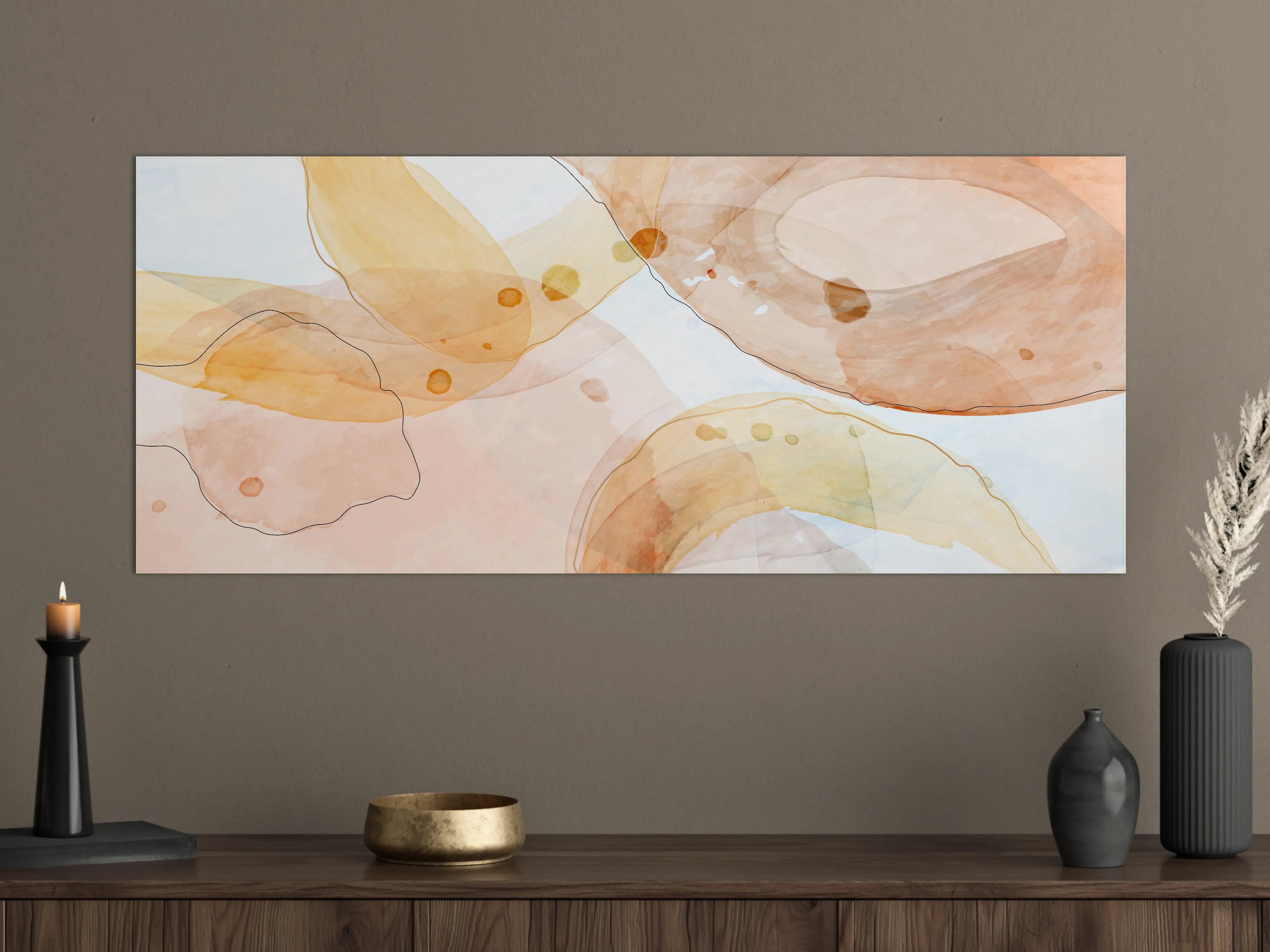 Große Wandbilder - Abstrakte Aquarellfarbtextur