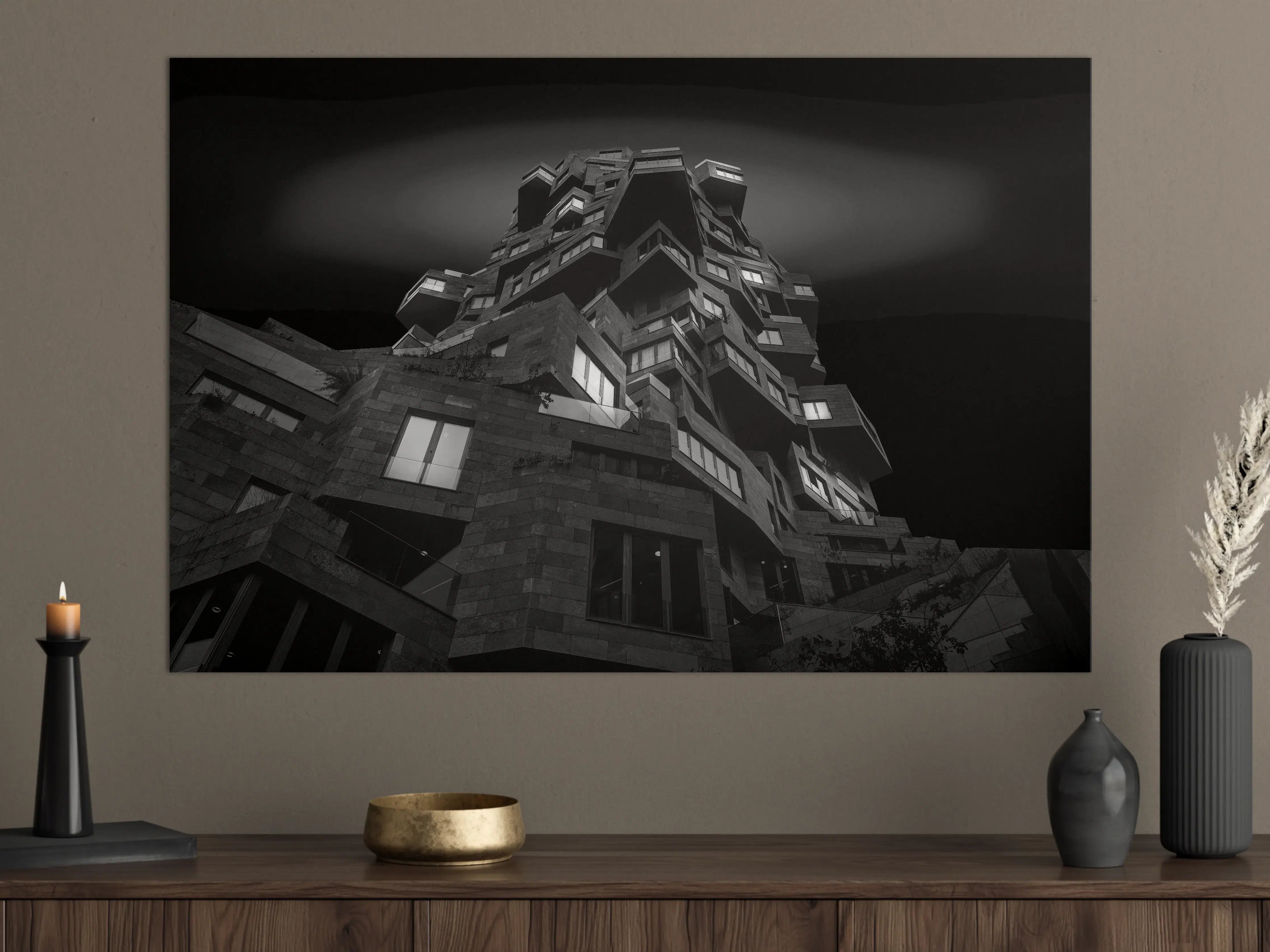 Große Wandbilder - Abstrakte Architektur 