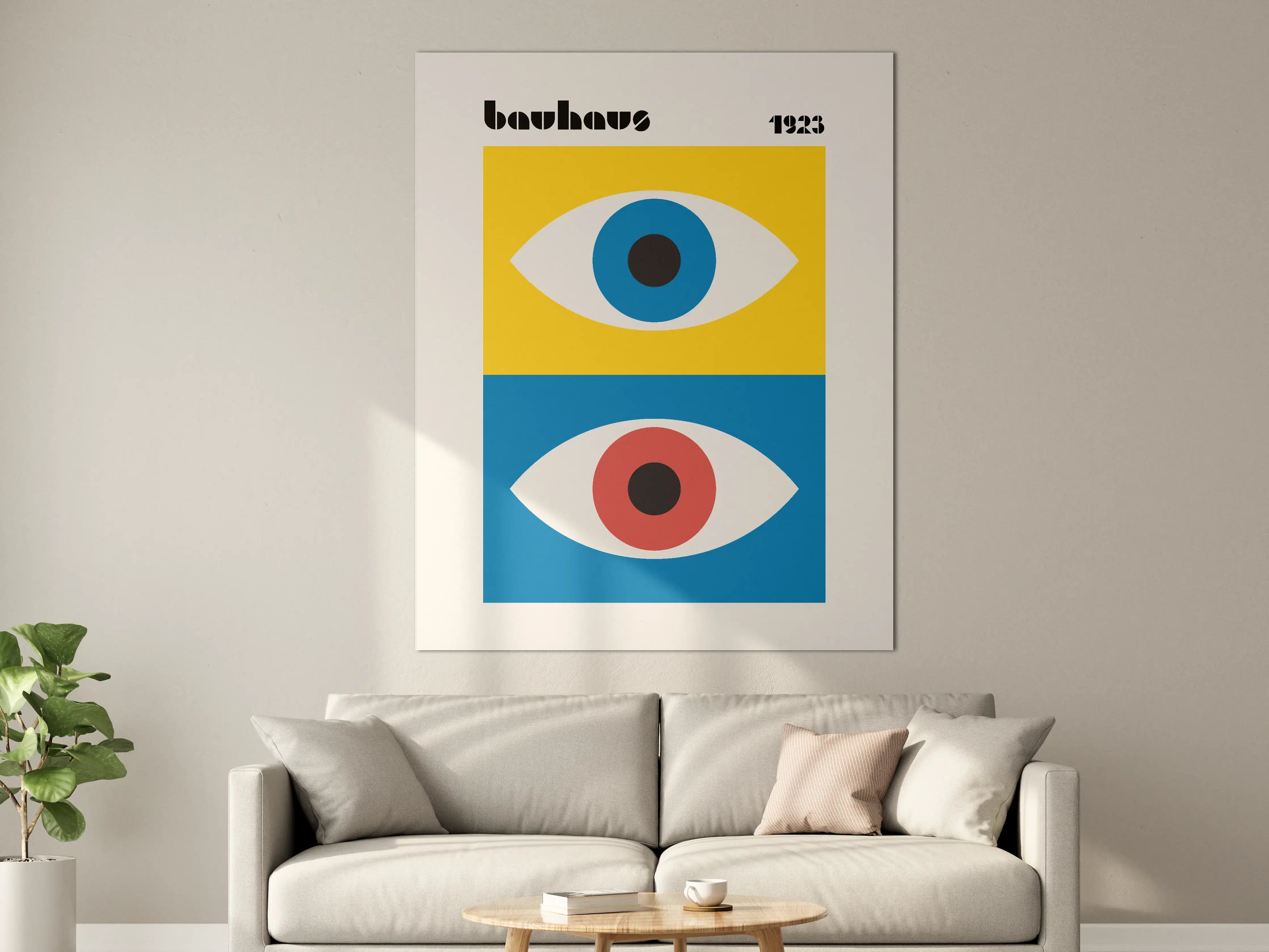 Große Wandbilder - Abstrakte Augen-Kunst in bunten Farben