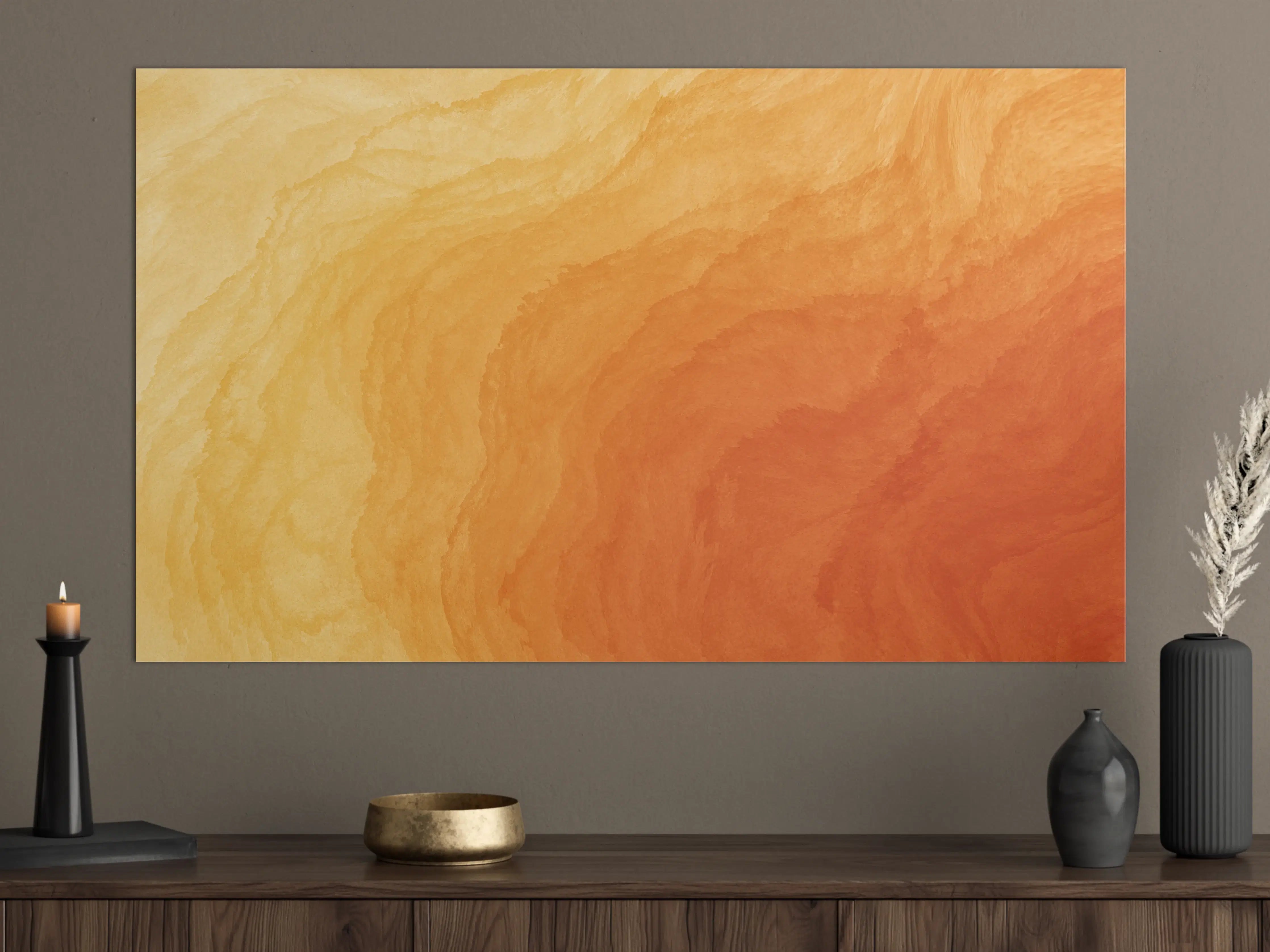 Große Wandbilder - Abstrakte Kunst - Aquarell